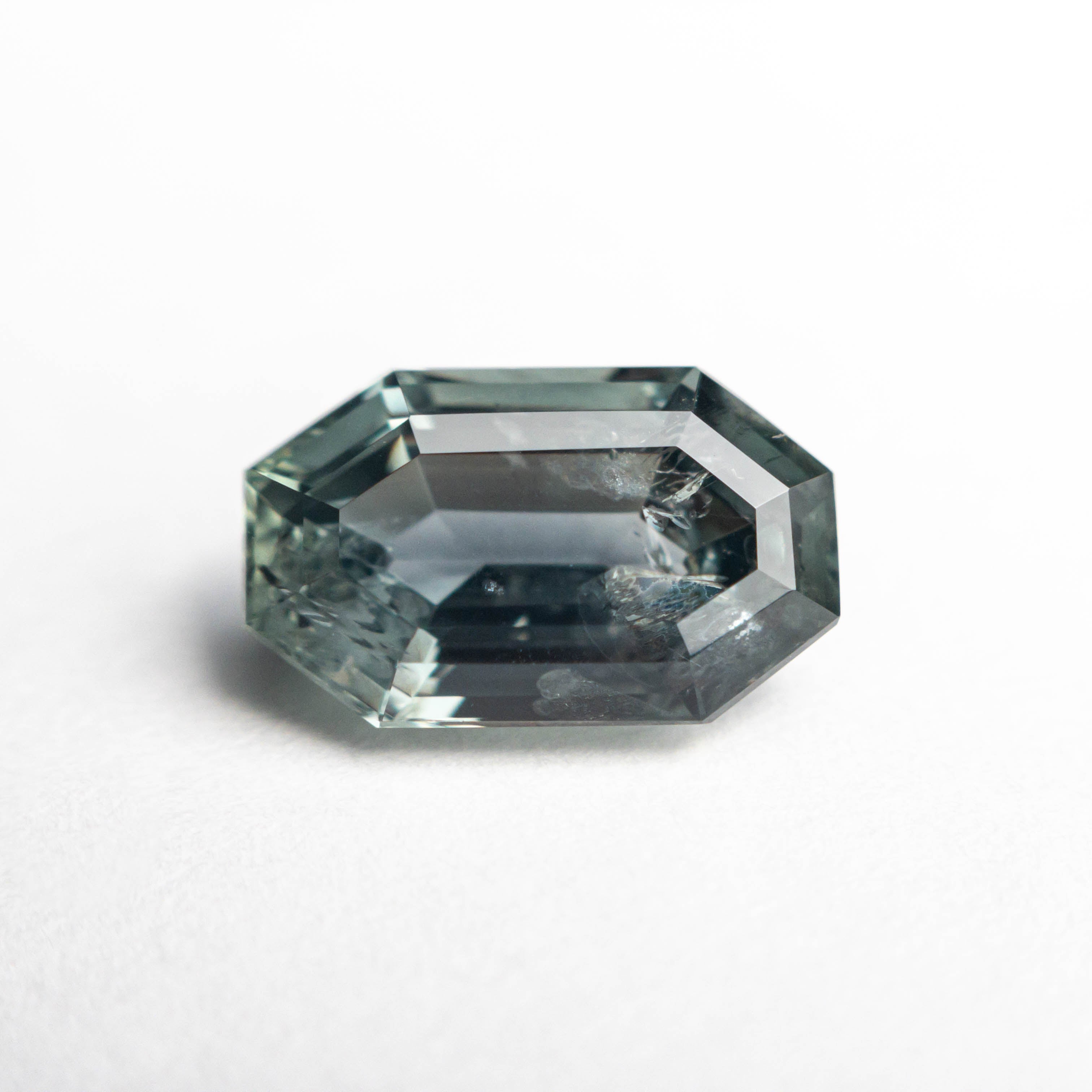 2.87ct Natural Blue Sapphire Gemstone - 10.26x6.29x4.51mm Cut Corner Rectangle Brilliant Cut for Jewelry Making, Engagement Rings & Fine Collections