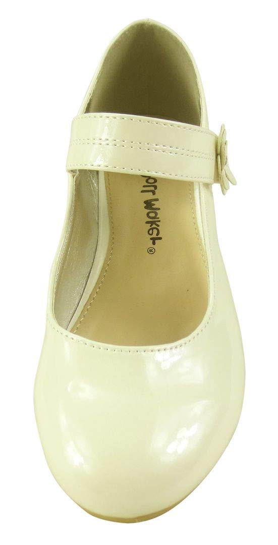 Glitter Dress Shoes for Girls - Toddler, Little Kid & Big Kid Sizes - Sparkly Party Pumps for Weddings, Pageants & Special Occasions