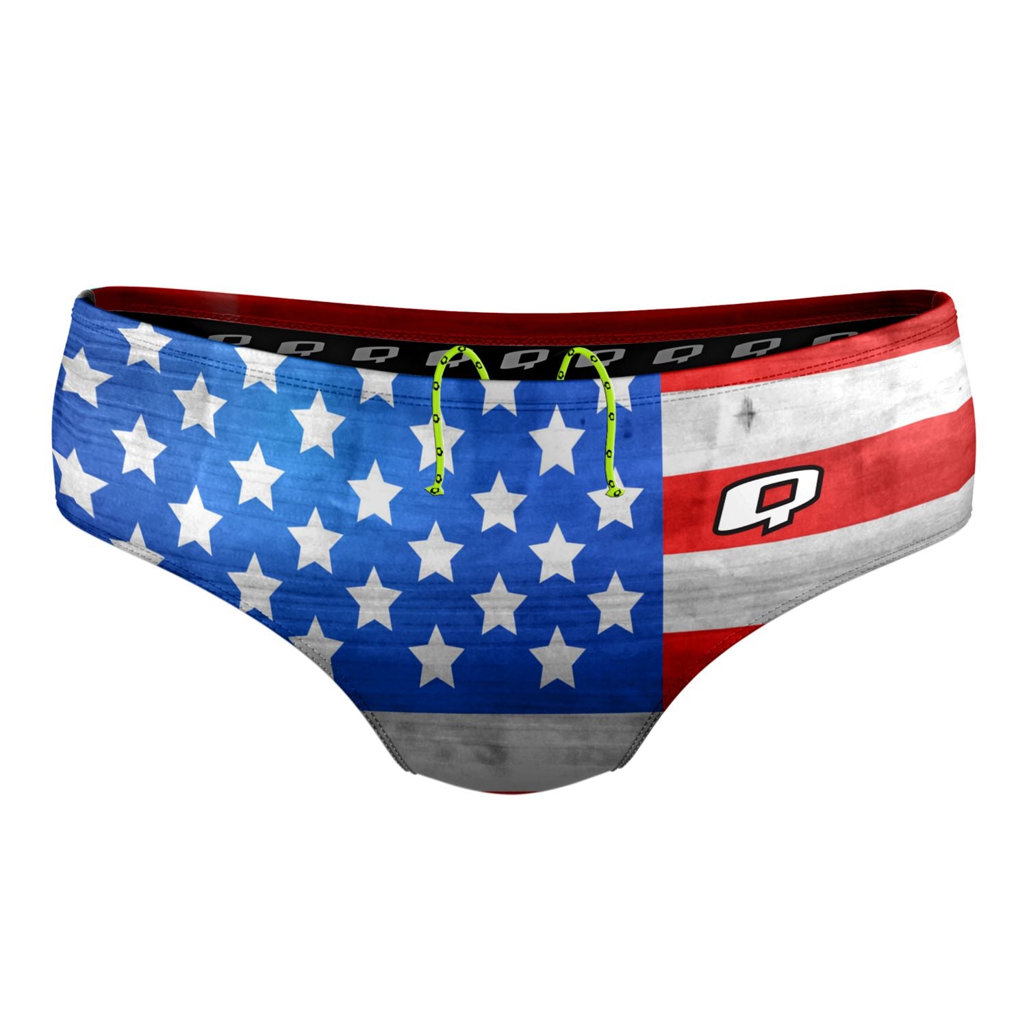 USA Classic Brief Swimsuit for Men - Comfortable Swim Trunks for Beach, Pool & Vacation - Quick Dry Swimwear with Mesh Lining