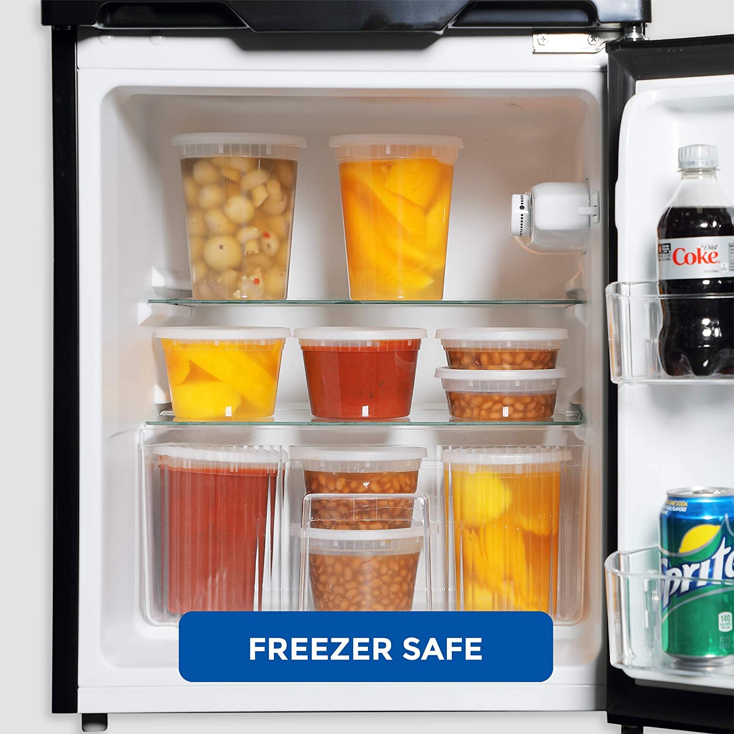 32oz Leakproof Deli Containers with Lids - 72 Sets BPA-Free Plastic Food Storage Cups, Clear Airtight Takeout Containers for Meal Prep, Leftovers, Restaurant & Catering | Microwave & Freezer Safe, Reusable Disposable Containers