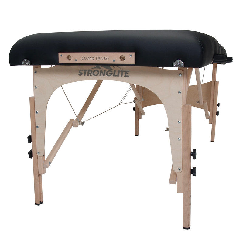 Earthlite Classic Deluxe Portable Massage Table with Carrying Case - Professional Foldable Massage Bed for Home, Spa & Therapy Sessions