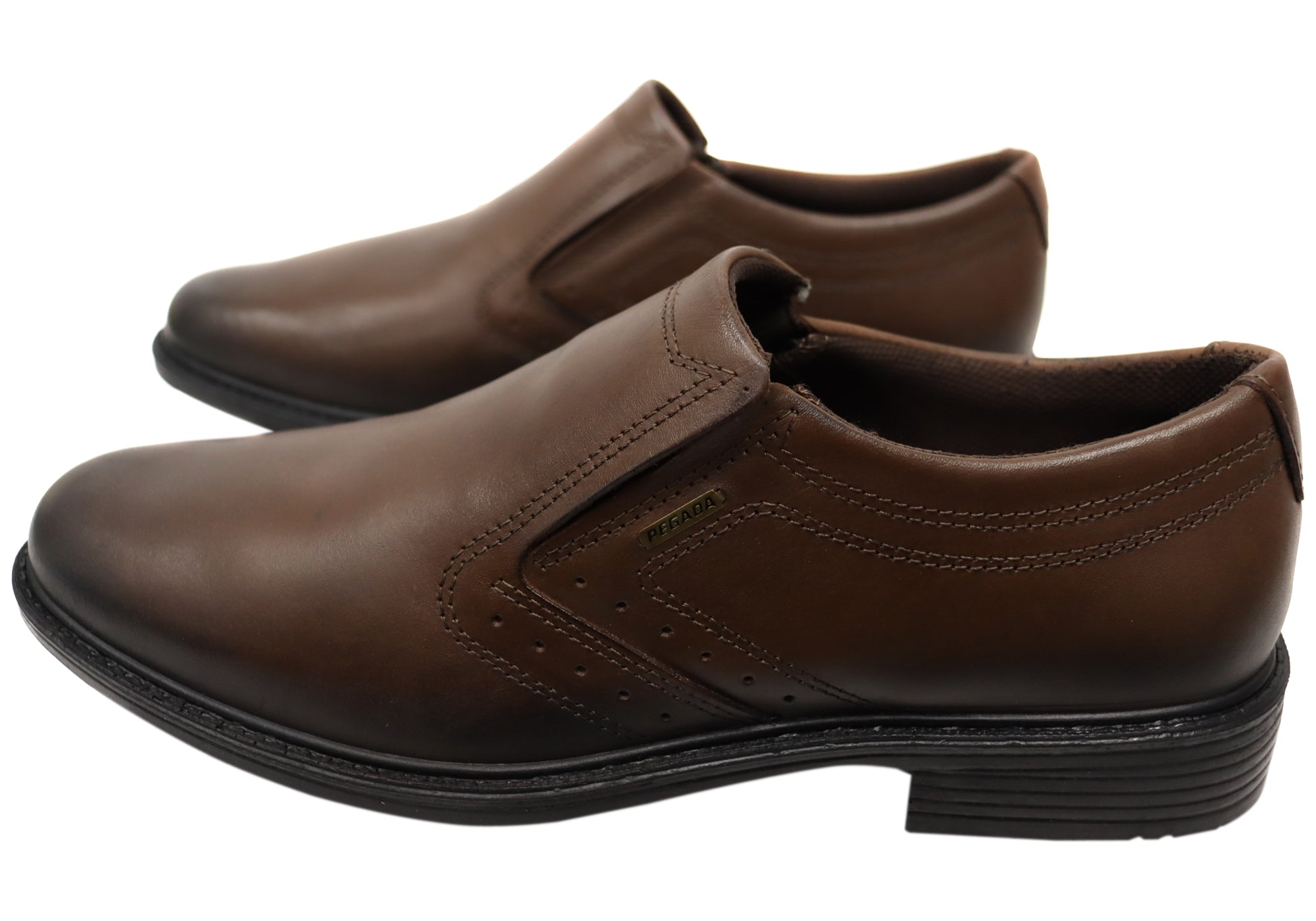 Premium Pegada Kaine Men's Comfortable Brazilian Leather Slip-On Dress Shoes | Business Casual & Formal Occasions | Office, Wedding & Special Events