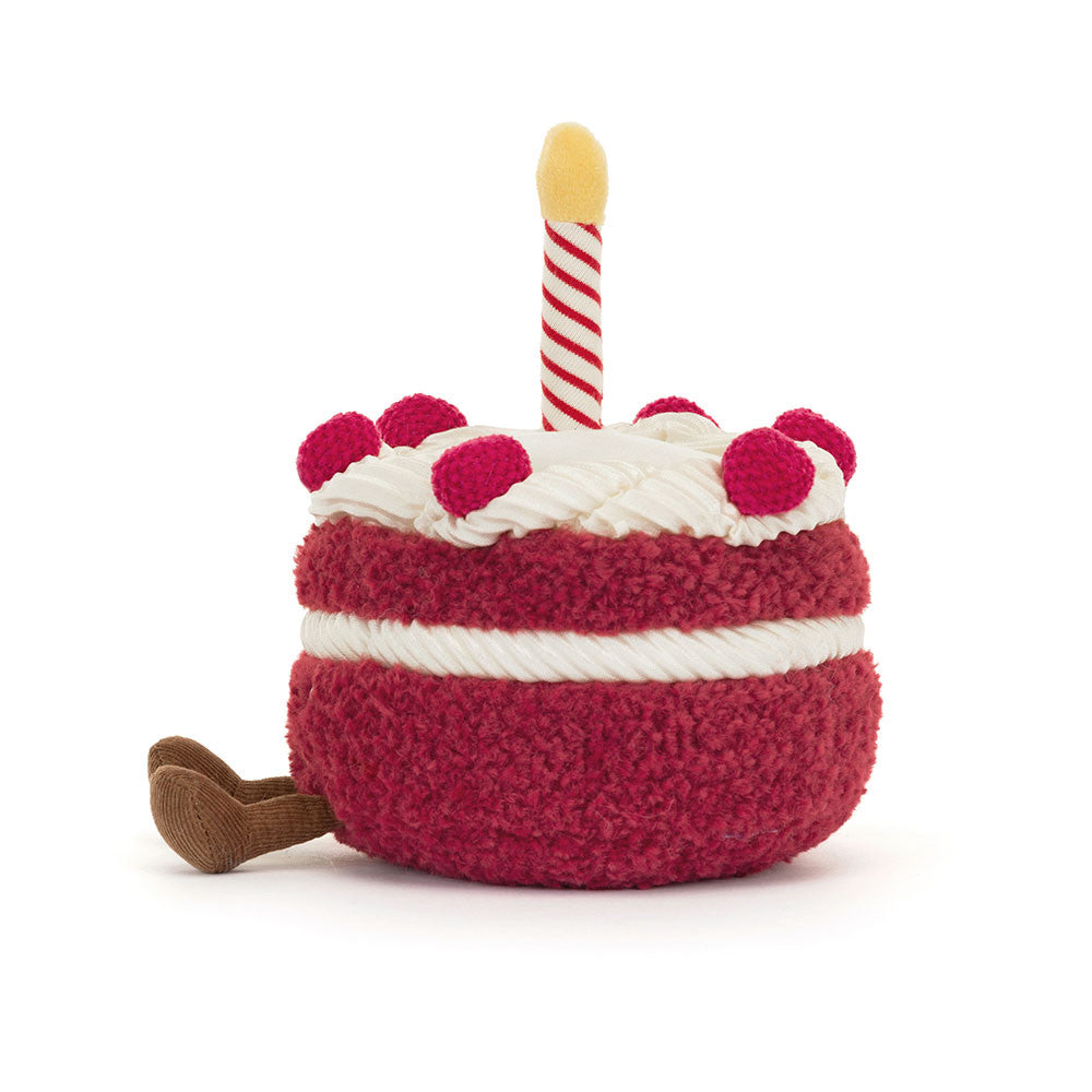 Amuseables Cheri Cake - Adorable Plush Cake Toy for Kids & Collectors | Perfect for Birthdays, Gifts & Home Decor