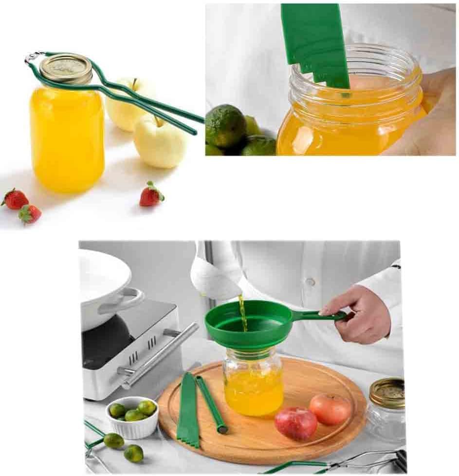 Premium 8-Piece Stainless Steel Canning Kit - Complete Canning Supplies Set with Pot, Tools & Accessories for Home Food Preservation, Pickling & Jam Making