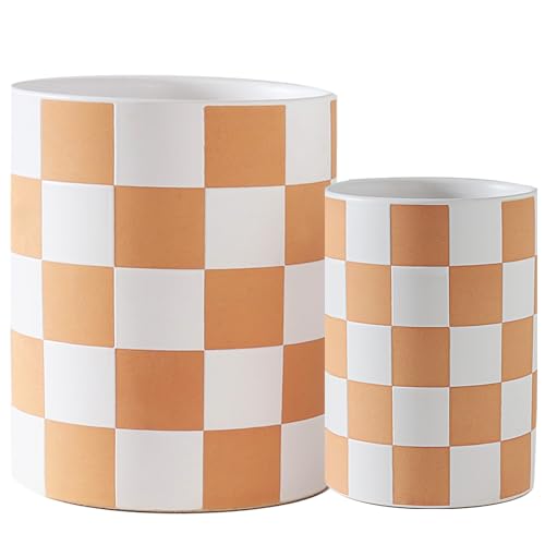 Brown Checkered