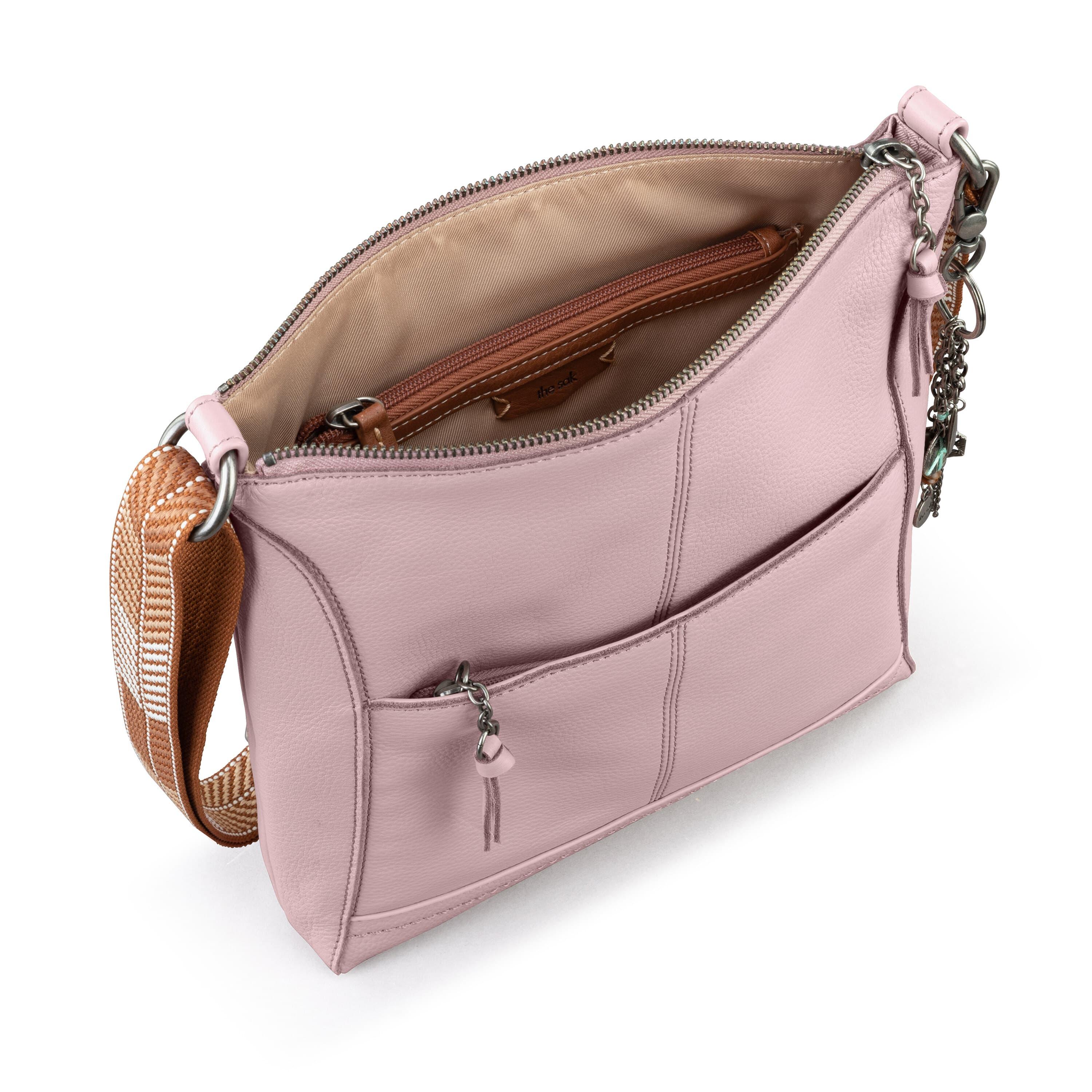 Lucia Genuine Leather Crossbody Bag in Rosewood - Stylish & Durable for Women, Perfect for Work, Travel & Everyday Use