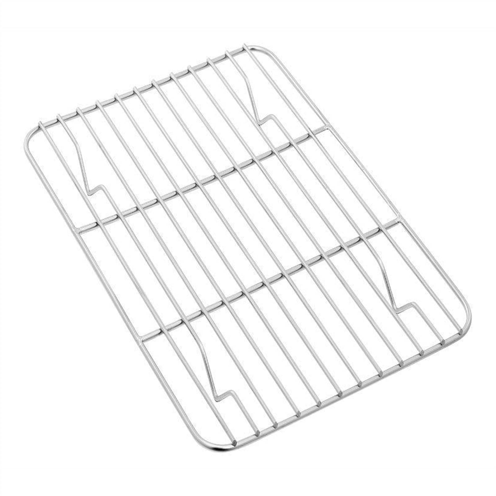 Premium Stainless Steel Rectangular Grill Cookie Baking Pan with Cooling Rack - Non-Stick Bakeware Tray for Cookies, Brownies & Sheet Cakes - Perfect for Home Baking, BBQ Grilling & Party Dessert Preparation