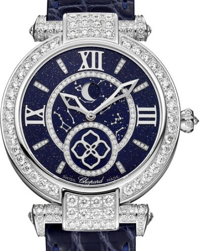 Chopard Imperiale Moonphase Ethical 18K White Gold & Diamond Ladies Watch - Luxury Women's Timepiece for Formal Events & Special Occasions