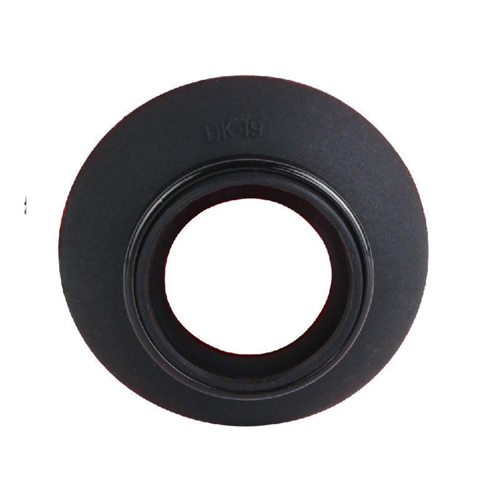 (2 Pack) DK-19 Rubber Eye Cup Eyepiece Replacement for Nikon DF D3 D3S D3X D4 D5 D700 D800 D810 D800E DSLR Cameras - Comfortable Eye Protection for Photography & Videography