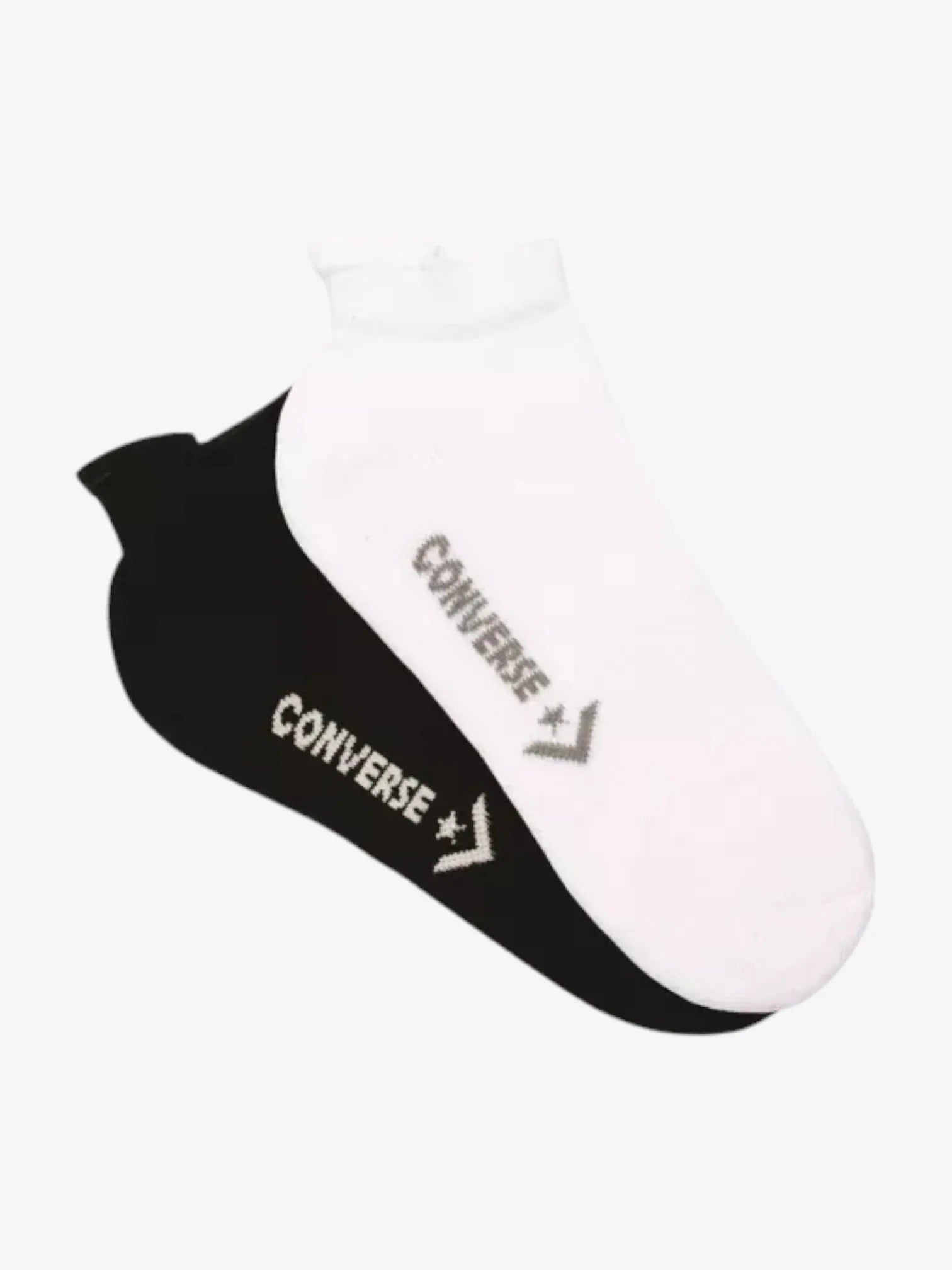 Converse 2-Pack High Socks for Men & Women - Ankle & Crew Length - Comfortable Cotton Blend - Perfect for Sneakers, Casual Wear & Sports