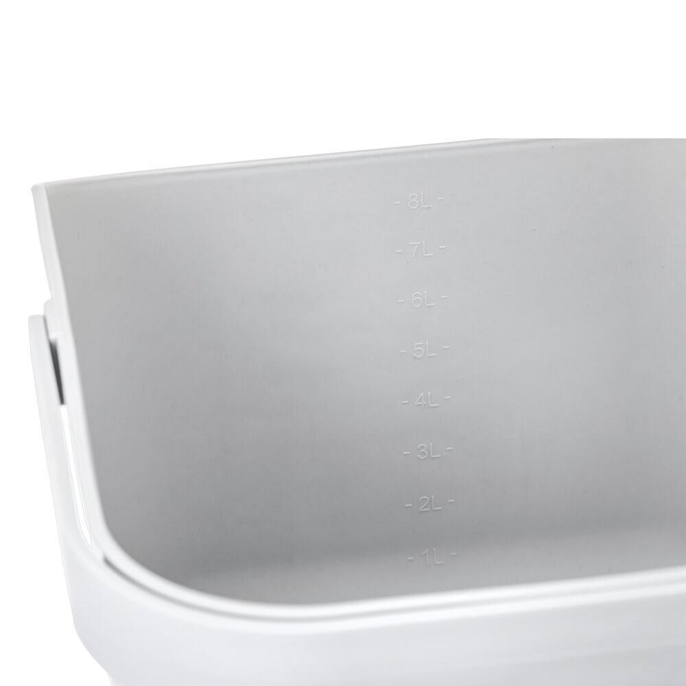 Vigar Rengo Cleaning Caddy with 8L Bucket - Portable Cleaning Organizer for Home, Office & Janitorial Use - Perfect for Mops, Brushes & Cleaning Supplies Storage