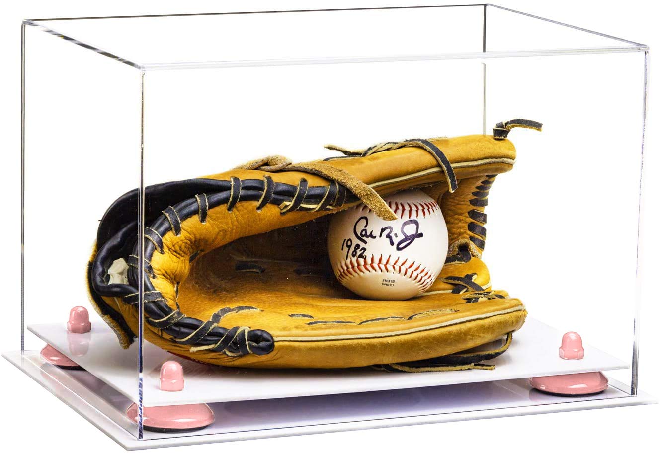 Premium Acrylic Baseball Glove Display Case - Clear Protective Showcase for Collectible Gloves - Perfect for Sports Memorabilia, Trophy Rooms & Fan Cave Decor