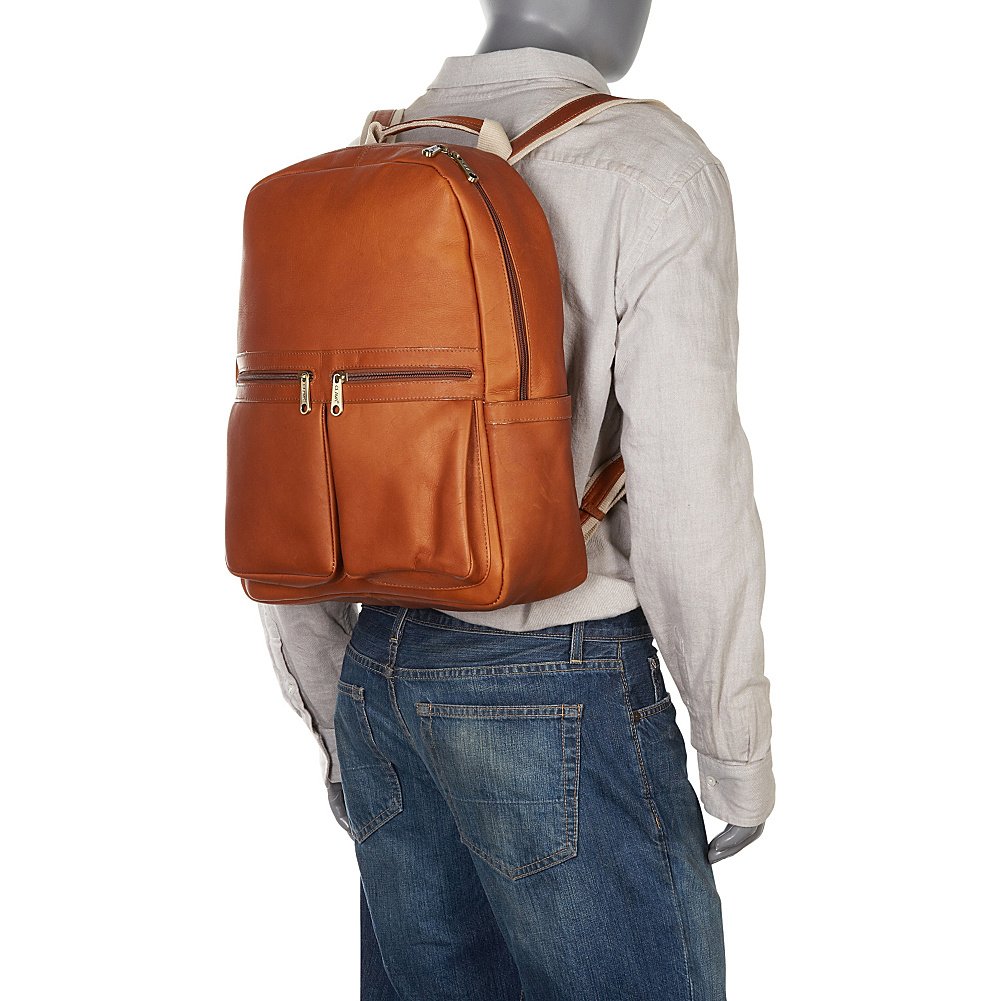City Pocket Laptop Backpack (Vachetta Tan) - Waterproof 15.6 Inch Business Backpack for Men & Women - Perfect for Work, Travel & College Commute