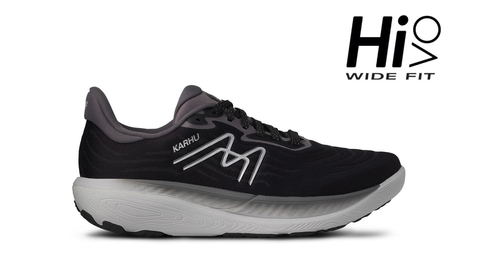 Men's IKONI 3.0 HIVO Running Shoes - Black/Quiet Shade - Lightweight Athletic Sneakers for Jogging, Gym Workouts & Casual Wear