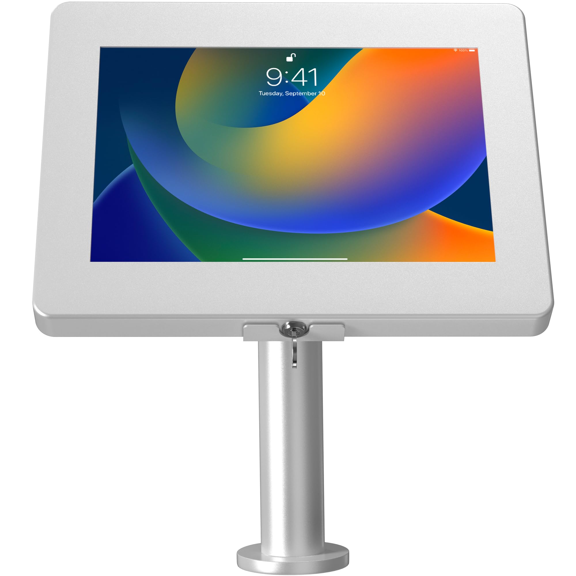 Gooseneck iPad Wall Mount Holder - Adjustable Tablet Stand for iPad 7/8/9 Gen 10.2
