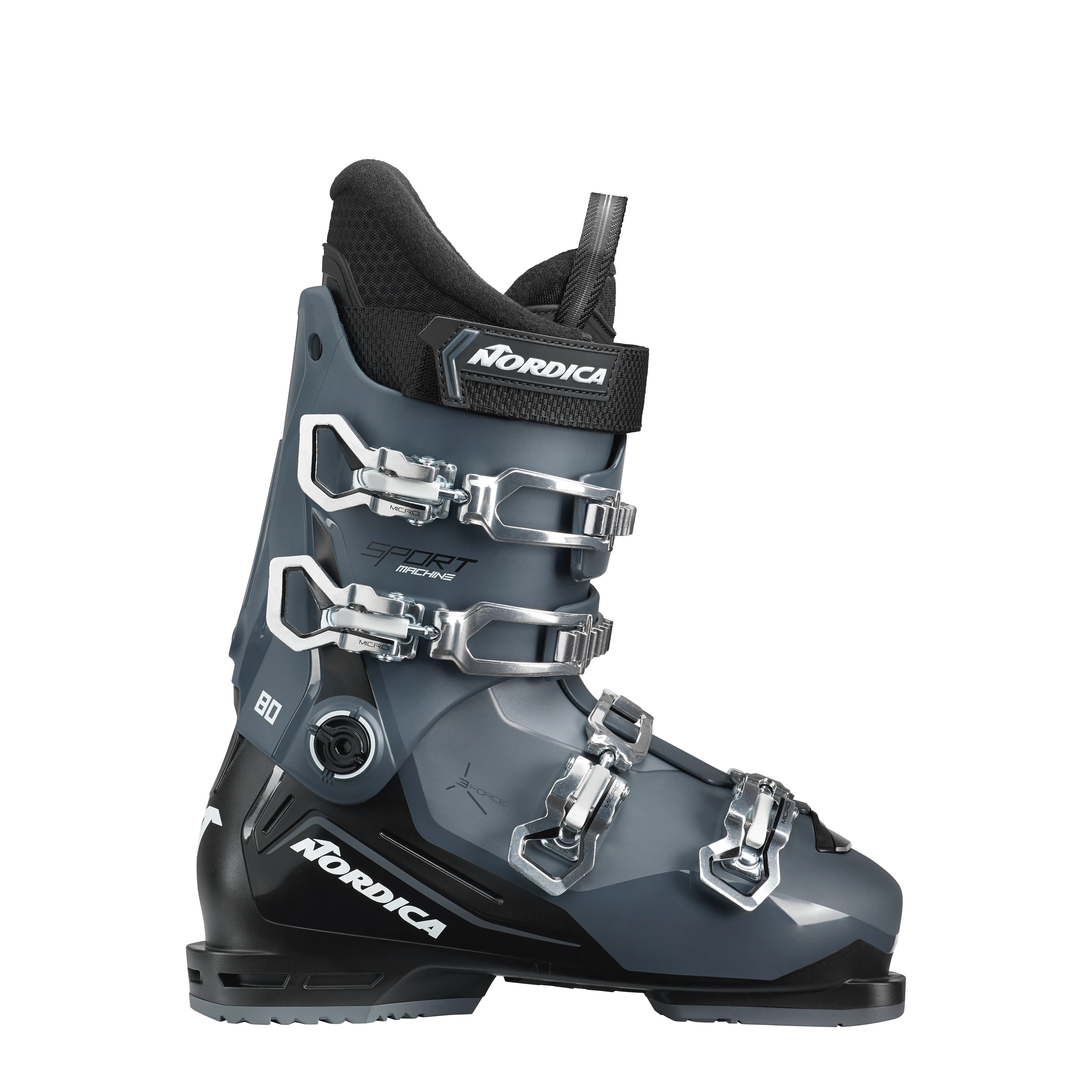Nordica Sportmachine 3 80 Ski Boots 2025 - Women's/Men's Alpine Ski Boots for All-Mountain Performance - Perfect for Resort Skiing & Backcountry Adventures