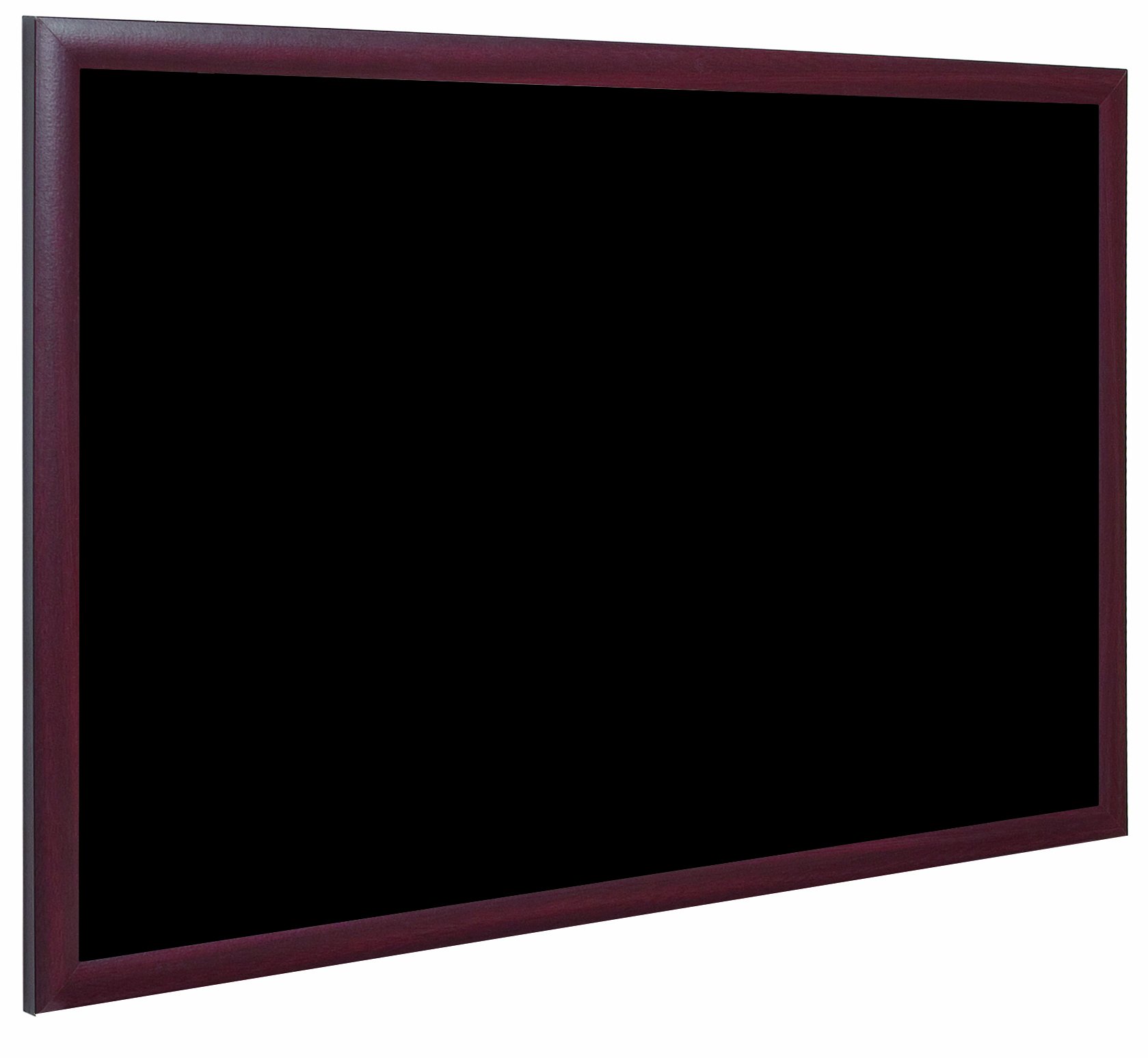 Premium Oval Chalkboard with Cherry Wood Frame - 60 x 45 cm for Kitchen, Office & Classroom - Durable Writing Surface for Notes & Memos