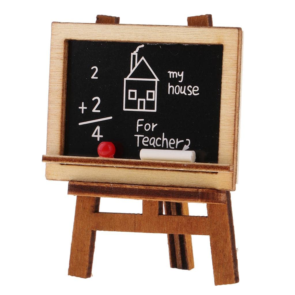 Mini Blackboard with Chalk & Eraser - 12