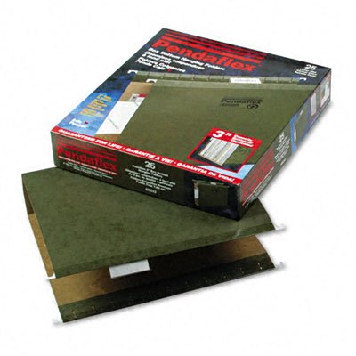 Hanging Box Bottom Folder with Info Pocket - Organize Documents, Files, and Business Cards - Perfect for Office, Home, and School Use