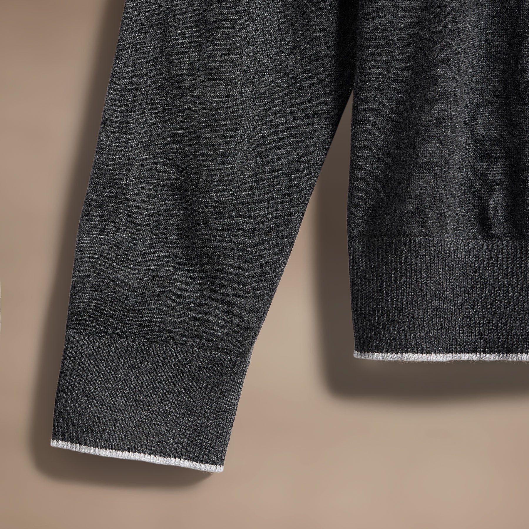 Premium Ultrafine Cashmere Tipped Crew Neck Sweater - Soft & Warm Winter Pullover for Men & Women (Coal/Light Heather Grey) | Perfect for Office, Travel & Casual Outfits