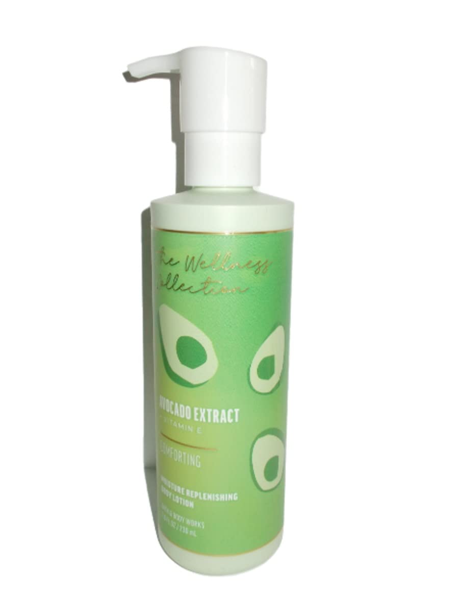 Bath & Body Works Avocado Extract Body Lotion - The Wellness Collection | Moisturizing & Nourishing for Dry Skin | Perfect for Daily Hydration & Spa Days