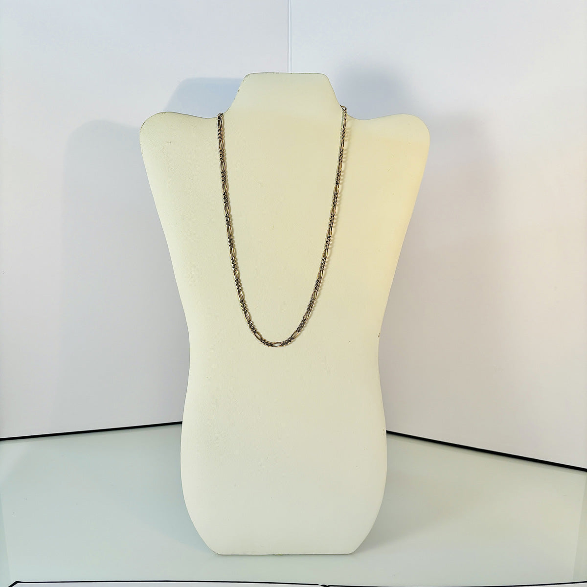 10K Yellow Gold Figaro Chain Necklace for Men - 19 Inches | Elegant & Durable Jewelry for Everyday Wear, Gifts & Special Occasions