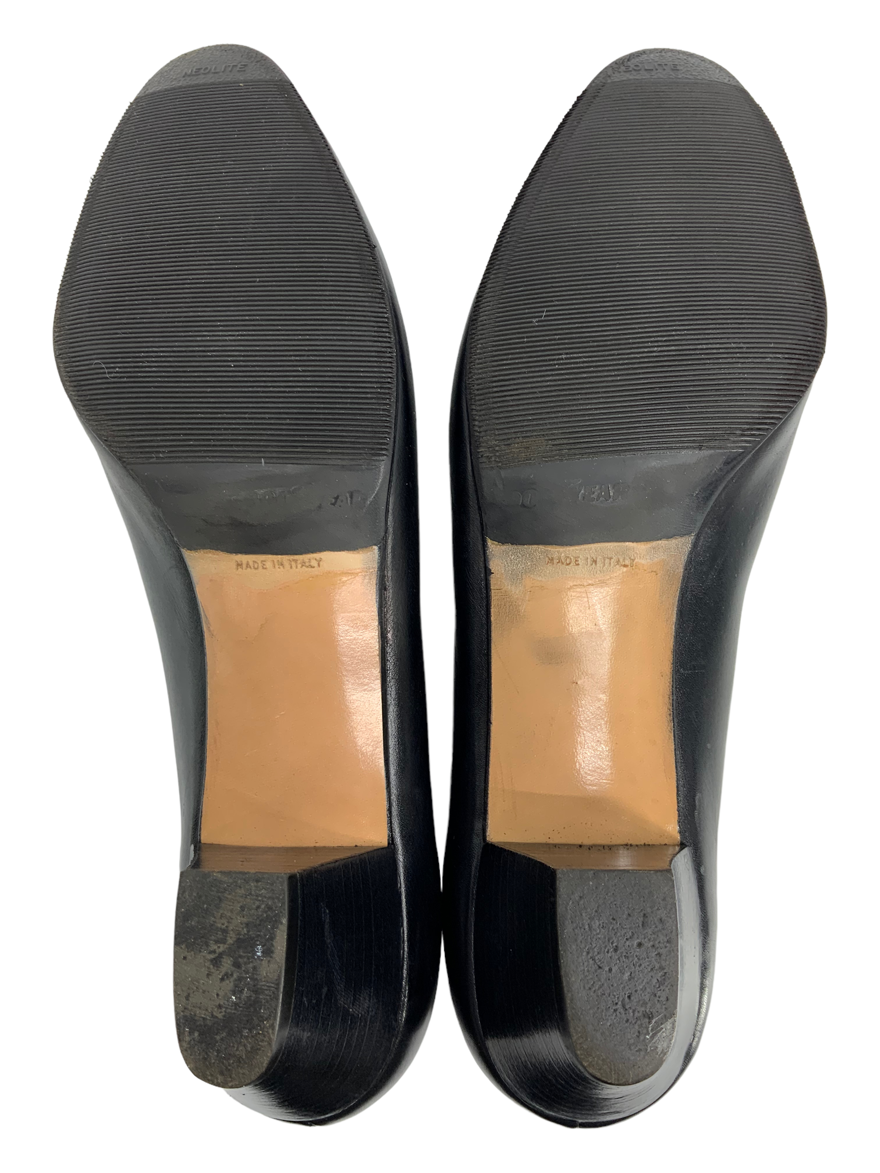 Salvatore Ferragamo Women's Leather Logo Pumps - Size 9.5 US | Luxury Designer Heels for Work, Party & Special Occasions