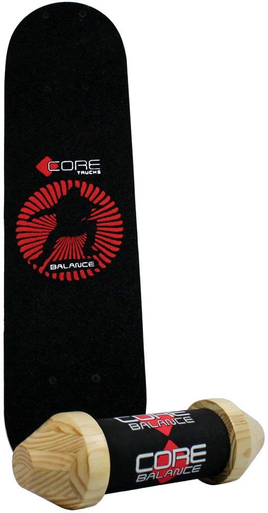 Core Balance Board Trainer for Skateboard, Snowboard & Surf Training - Indoor Fitness Equipment for Stability & Core Strength - Perfect for Home Gym, Yoga & Rehabilitation Exercises