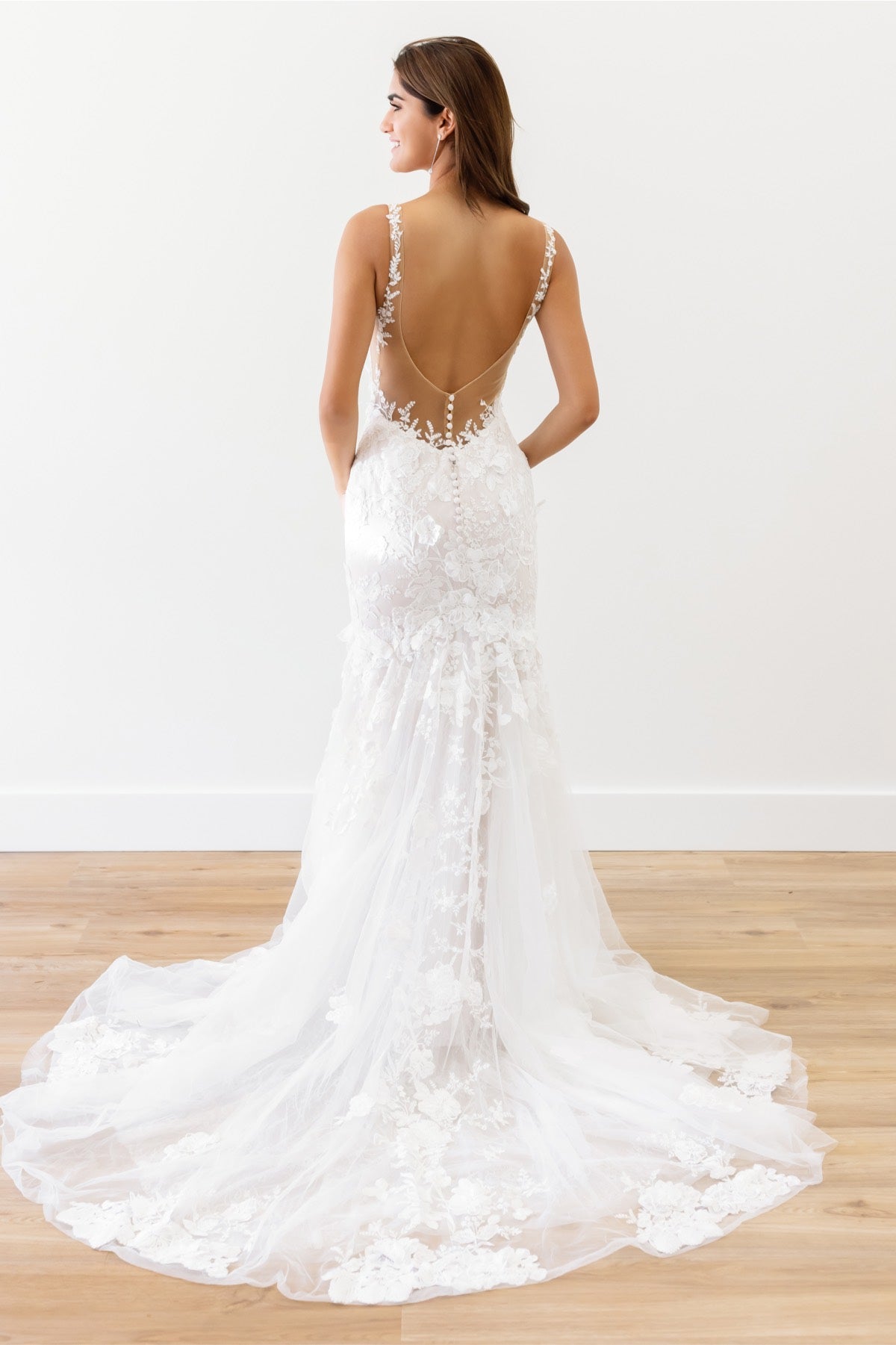 Wtoo Elora Gown – Elegant Lace Wedding Dress for Brides | Perfect for Beach, Church & Formal Ceremonies