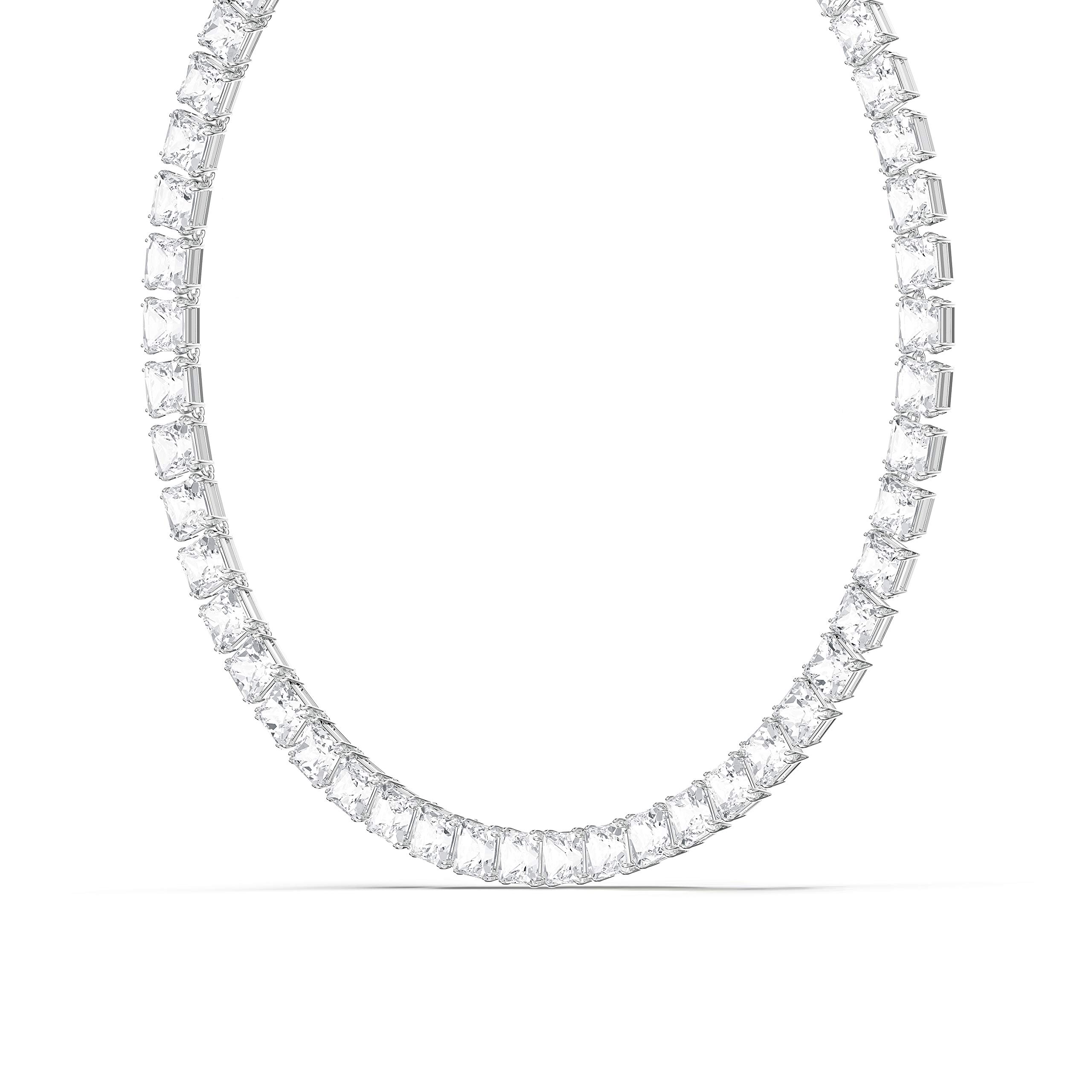 Swarovski Millenia Earrings and Necklace Set - Genuine Crystal Jewelry Collection with Clear Crystals & Rhodium Plating | Perfect for Weddings, Anniversaries, and Special Occasions
