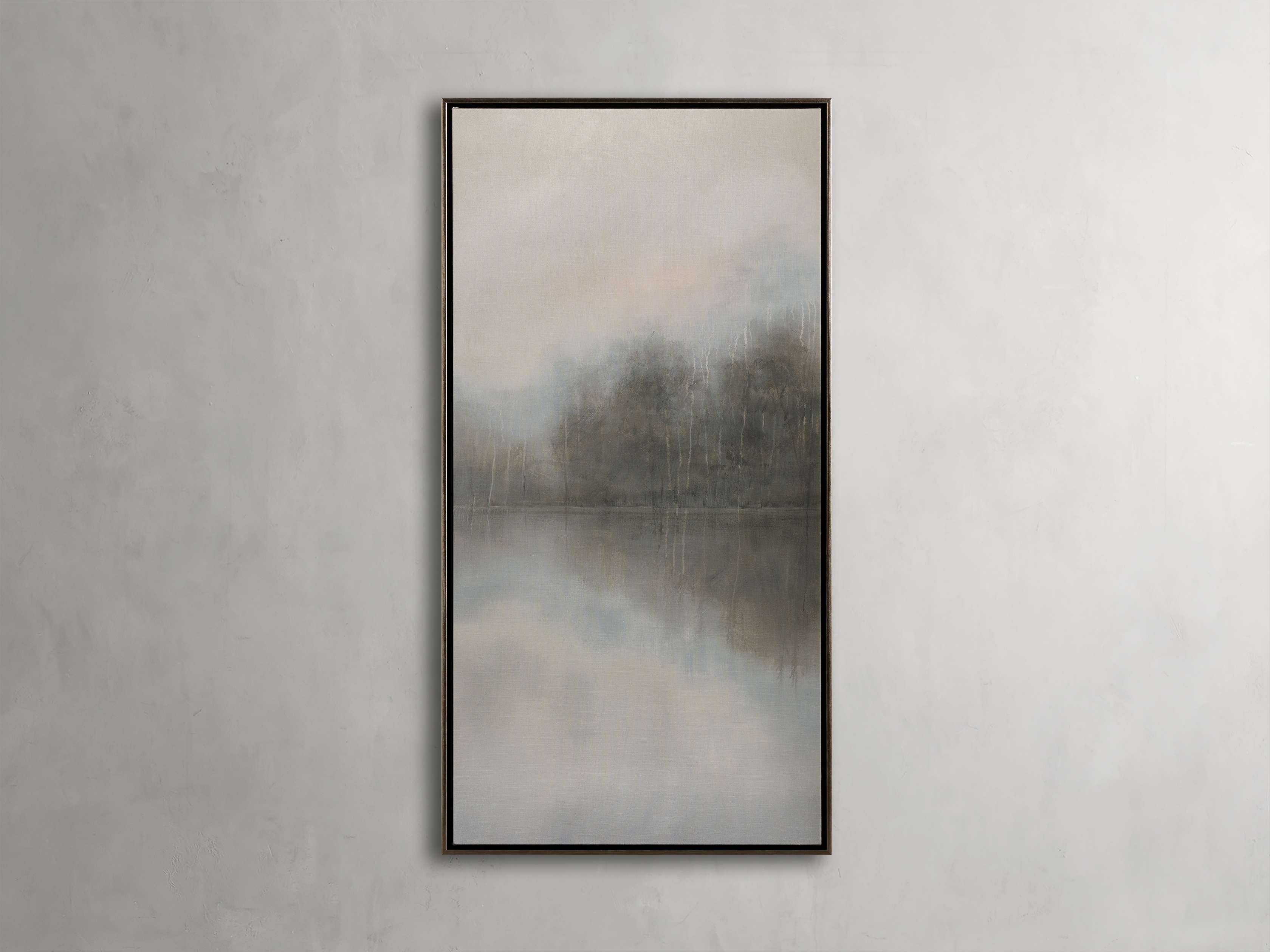 Early Haze III Framed Print - Premium Wall Art Decor for Living Room, Bedroom & Office - Modern Abstract Canvas Painting for Home & Office Decor