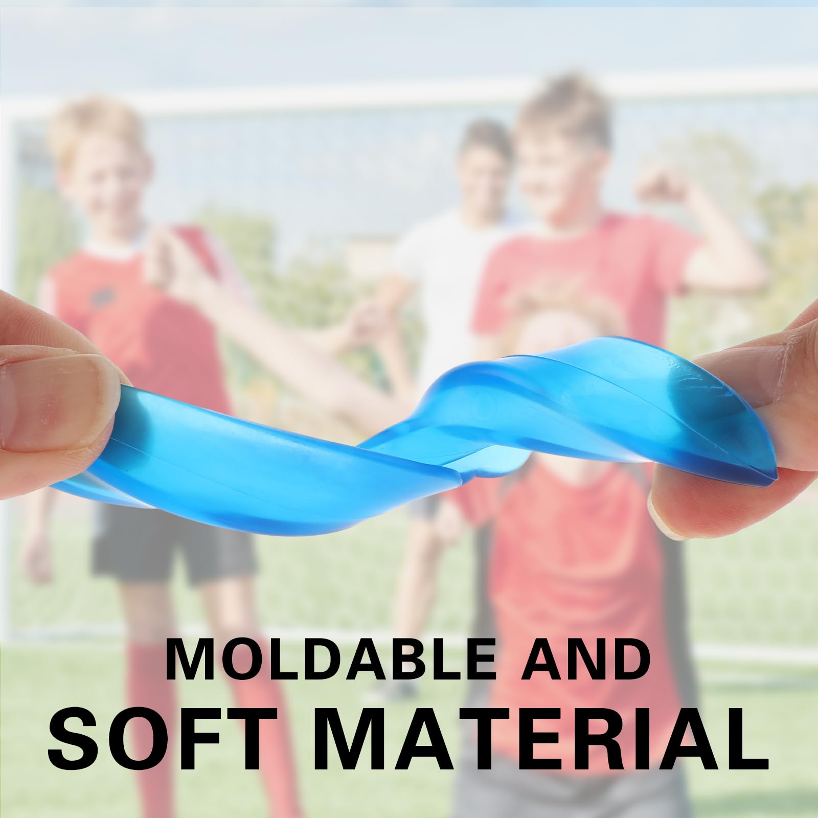 4 Pcs Sports Mouth Guard - BPA Free Teeth Protector for Boxing, Football, Hockey & Martial Arts - Perfect for Athletes in Baseball, Soccer, Karate, Basketball & Lacrosse Training