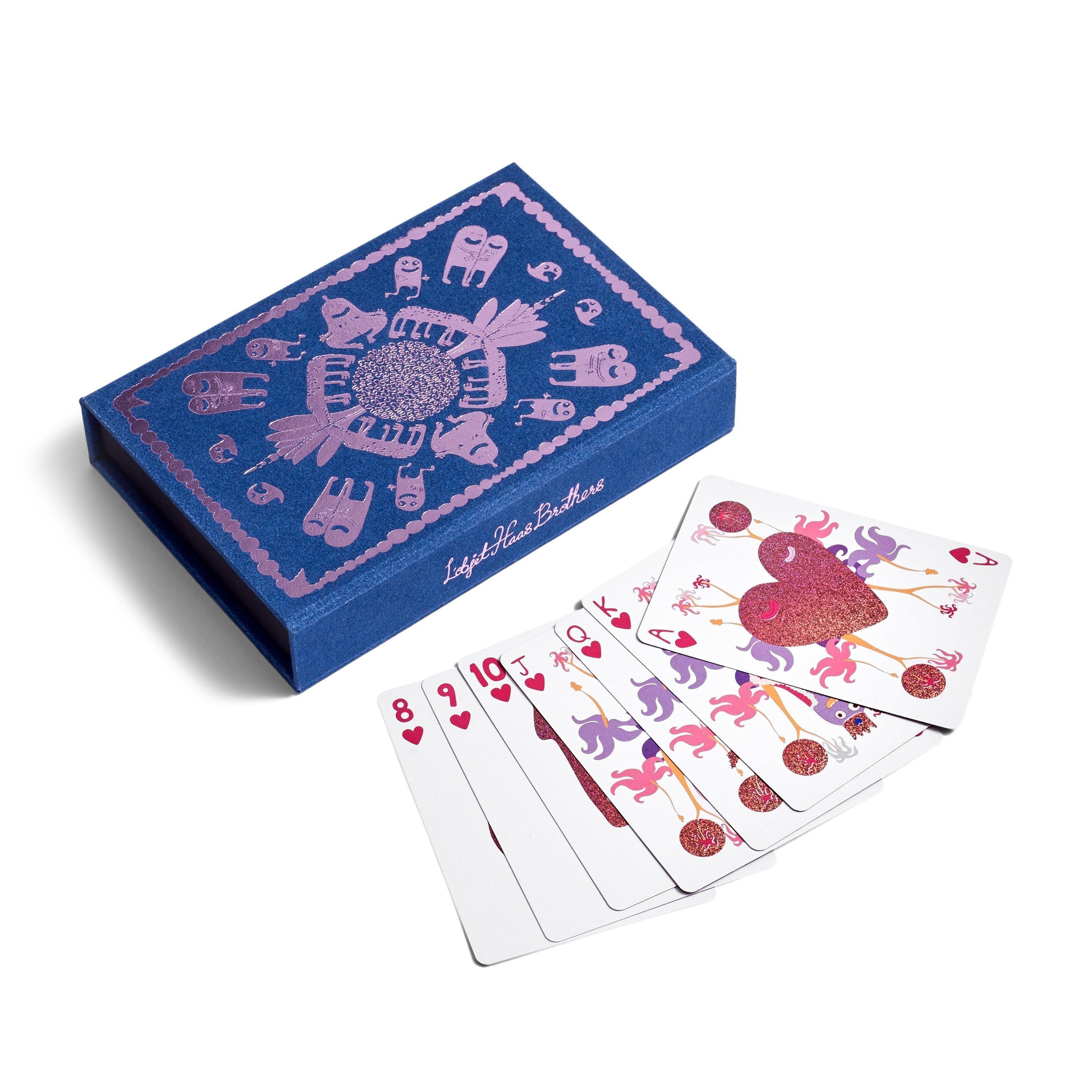 Premium Haas Playing Cards Set of 2 - Professional Poker Cards for Magic Tricks, Card Games & Casino Nights - Ideal for Poker, Blackjack, Bridge & Family Game Nights