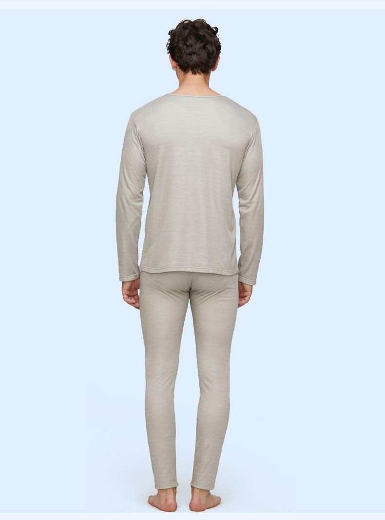 EMF Protection Silver Fiber Long Sleeve Shirt - Anti Radiation Clothing for Men & Women, EMI Shielding Underwear for Daily Wear, Work & Sleep