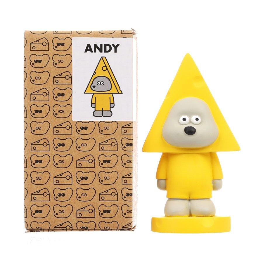 DECOLE Andy Mascot B - 4.3 Inch Cute Japanese Character Figure (158g) - Perfect for Home Decor, Office Desk Display & Anime Collectibles