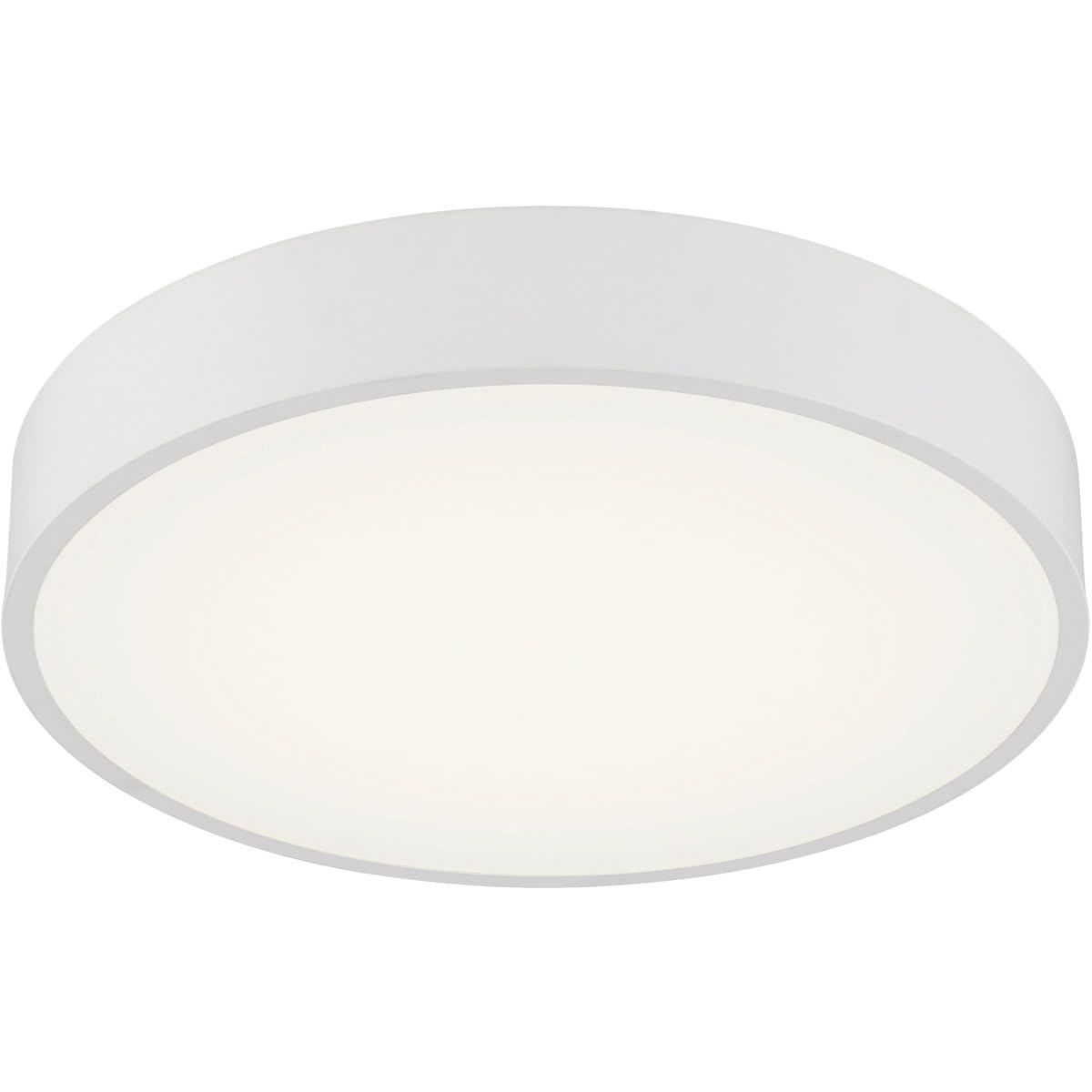 Access Lighting Como 21.75 Inch LED Flush Mount Ceiling Light Fixture in White - Perfect for Bedroom, Kitchen, Hallway & Modern Home Lighting