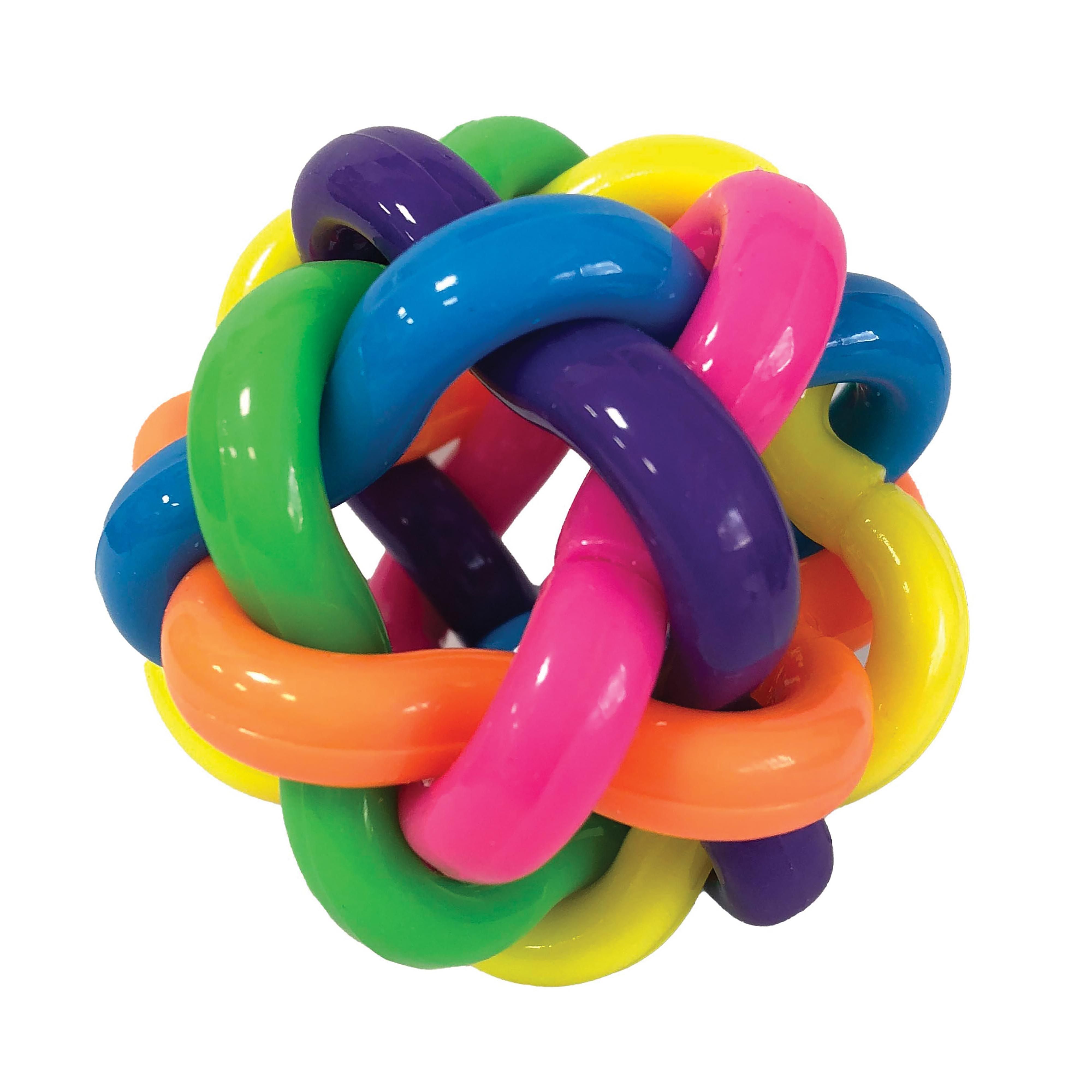IS Gift Rainbow Spaghetti Ball - Colorful Sensory Toy for Kids, Stress Relief Fidget Ball - Perfect for Autism, ADHD, Anxiety Relief & Classroom Sensory Play