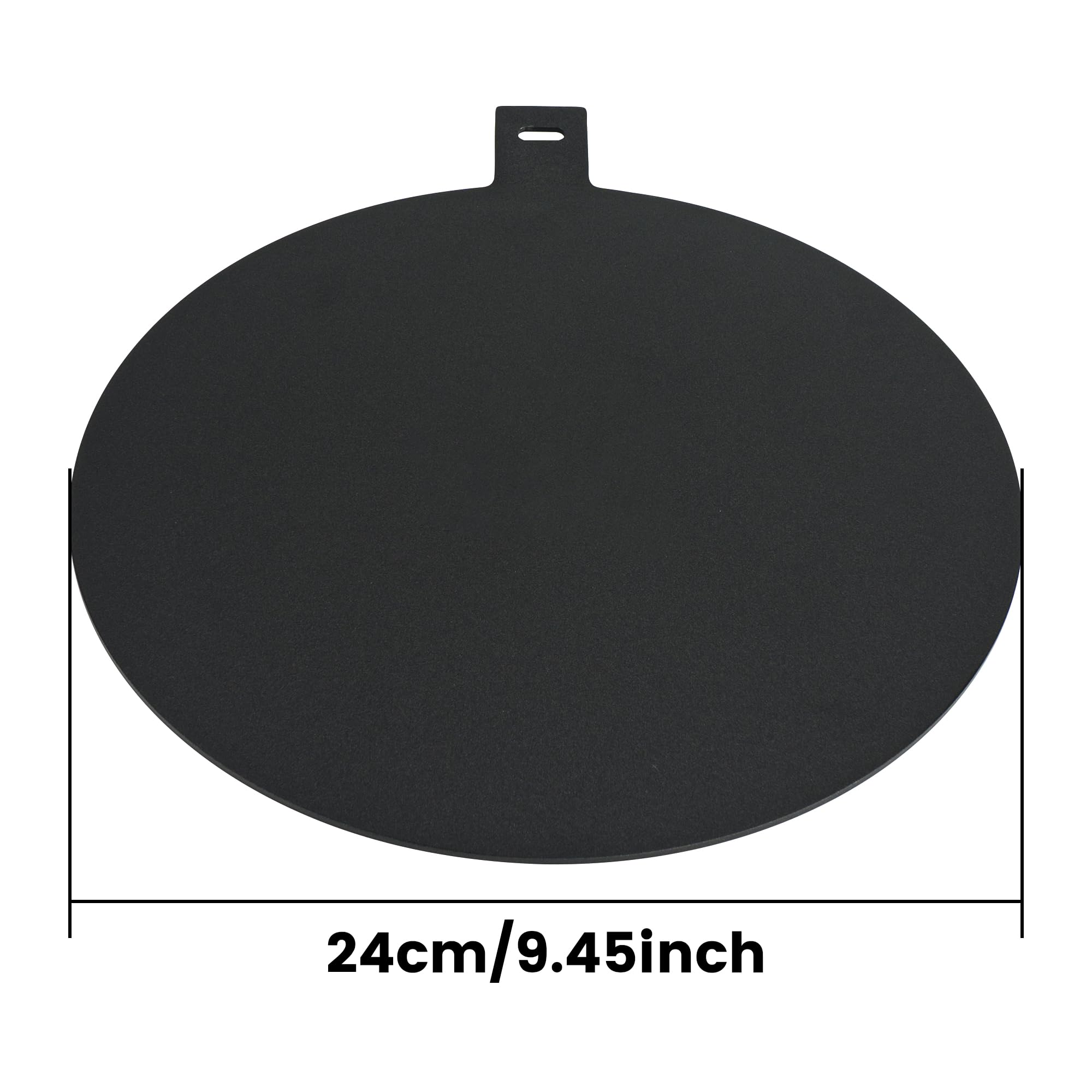 9.45 Inch Heat Diffuser for Glass & Induction Cooktops - Moka Pot & Pan Adapter Plate with Detachable Handle & Teflon Coating | Perfect for Espresso Brewing, Slow Cooking & Even Heat Distribution