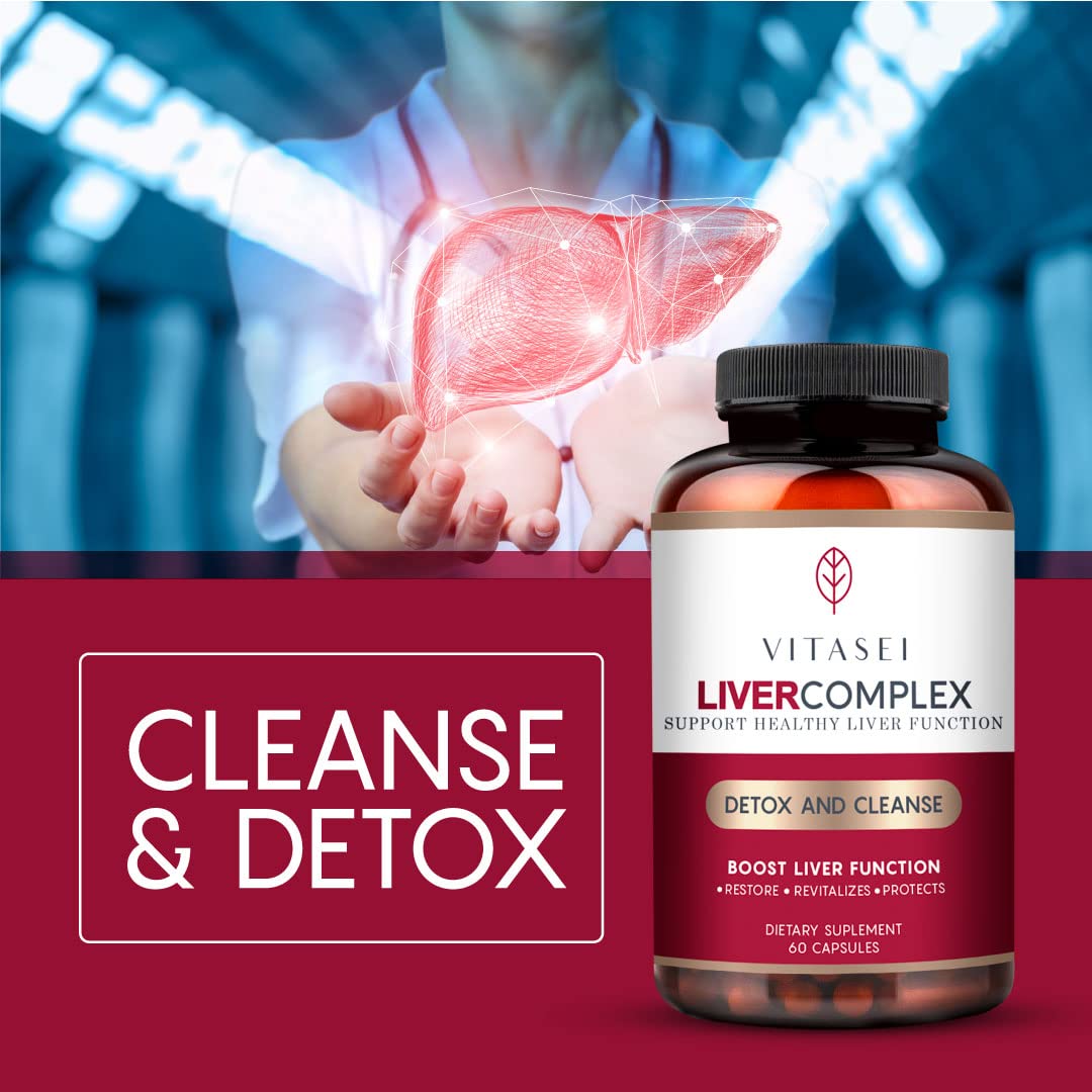 Liver Cleanse Detox & Repair Supplement - Milk Thistle Extract, Garcinia Cambogia & Turmeric Curcumin C3 Complex - Natural Liver Support for Women & Men - 120 Capsules (2-Pack) - Promotes Liver Health & Detoxification for Active Lifestyles & Heavy Eaters