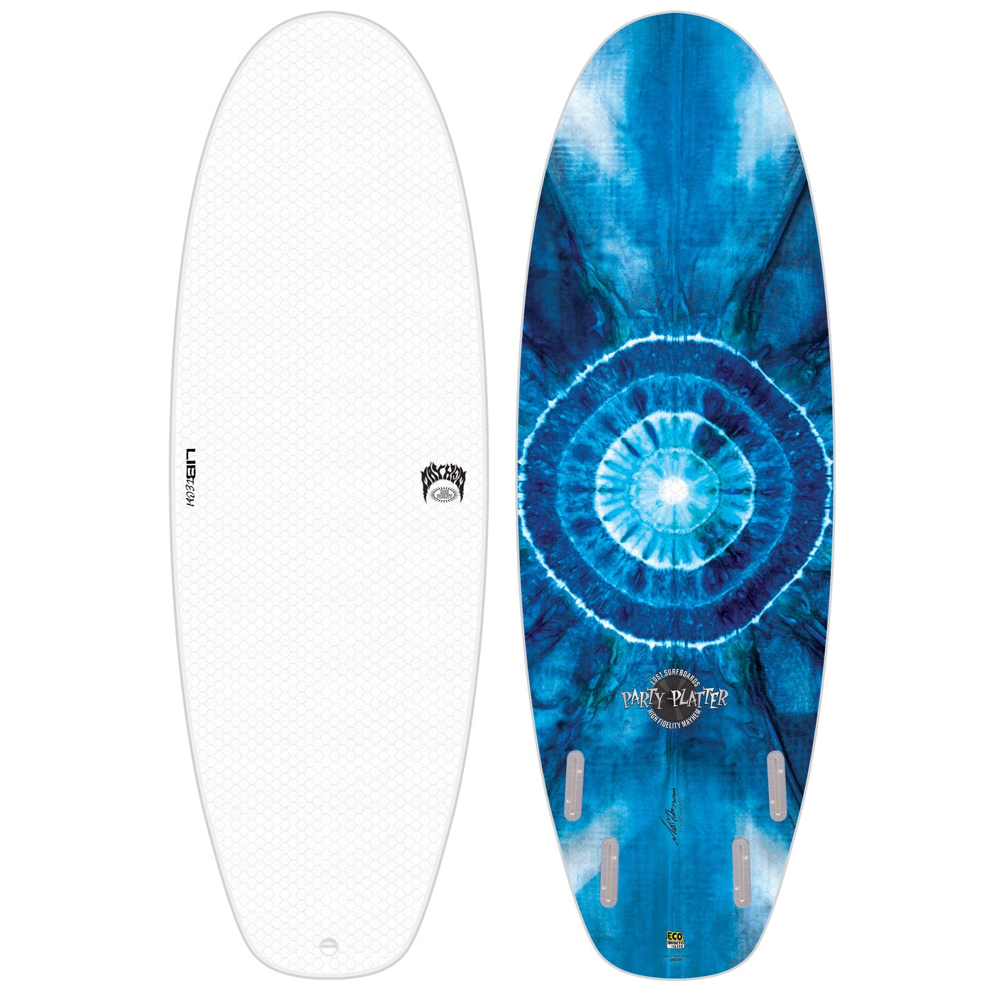 Libtech Lost Party Plater 5'7 Surfboard - FCSII Fin System Compatible - Perfect for Small Waves & Beach Breaks