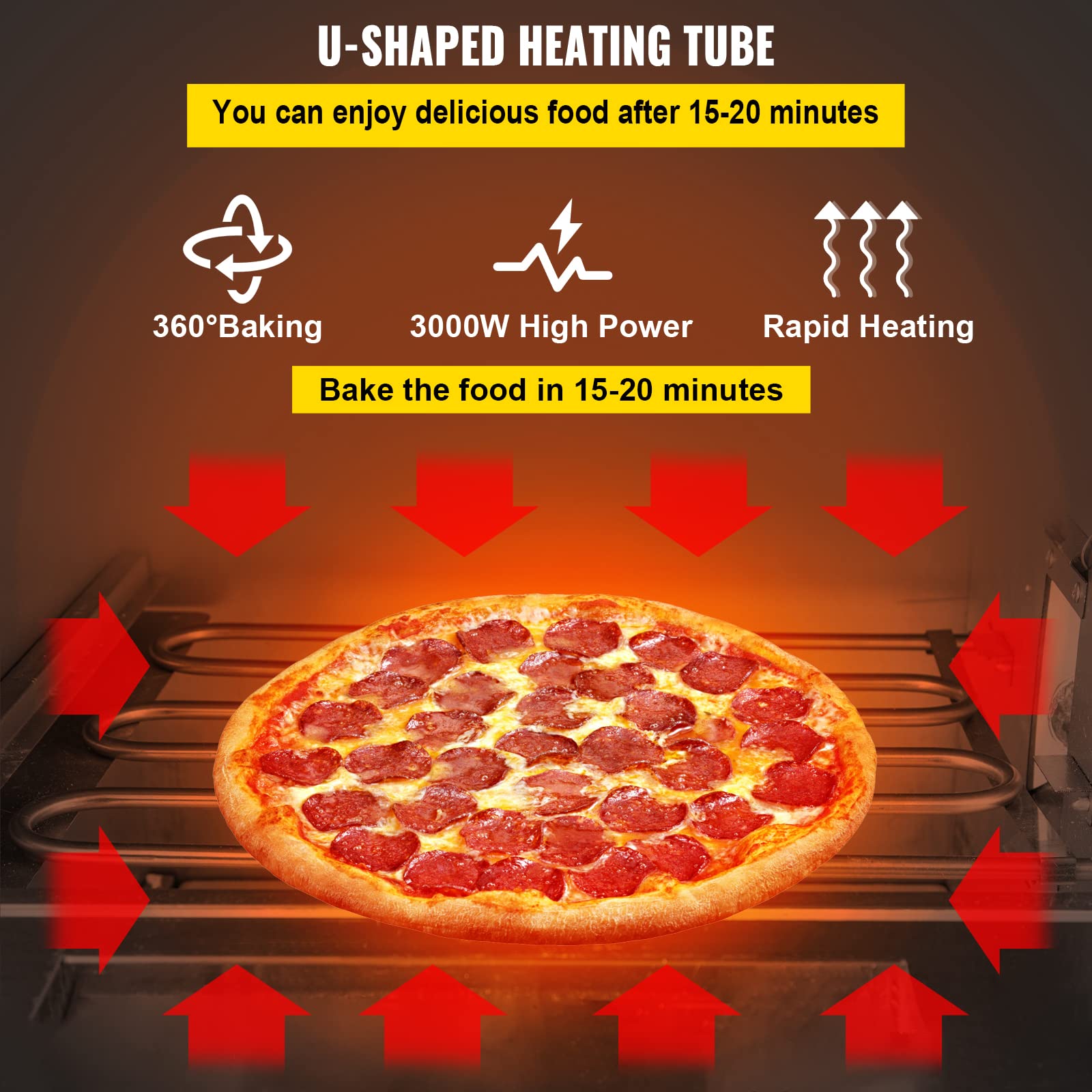 Commercial Pizza Oven Countertop 14