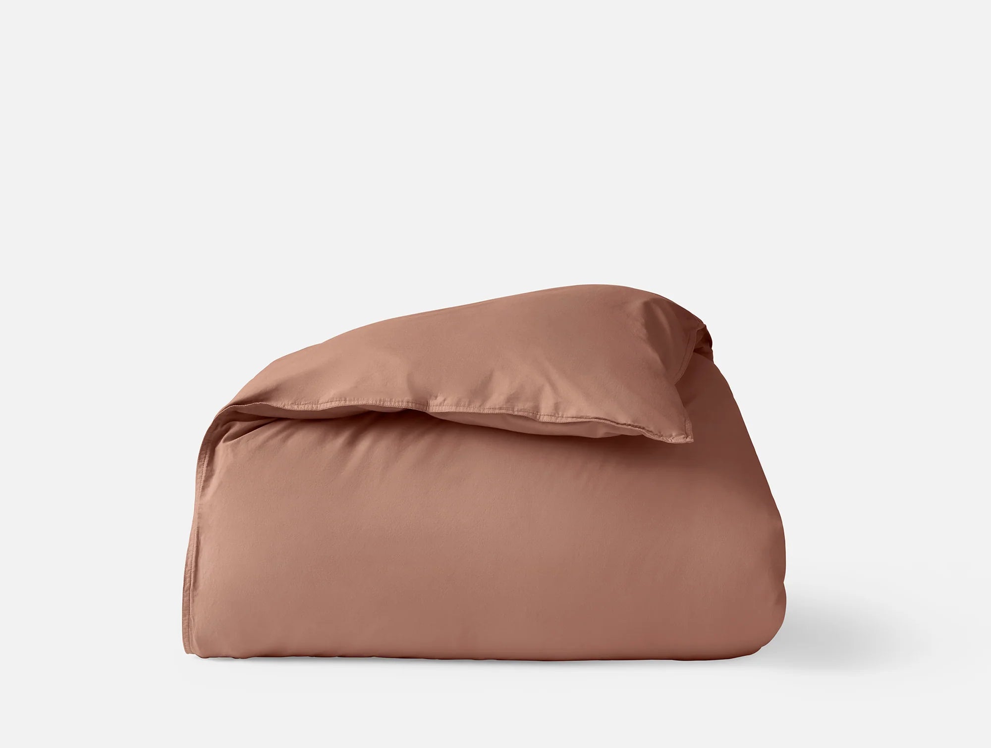 Organic Crinkled Percale Duvet Cover Set - 100% Cotton Breathable Bedding for All Seasons | Perfect for Master Bedroom, Guest Room & Vacation Homes