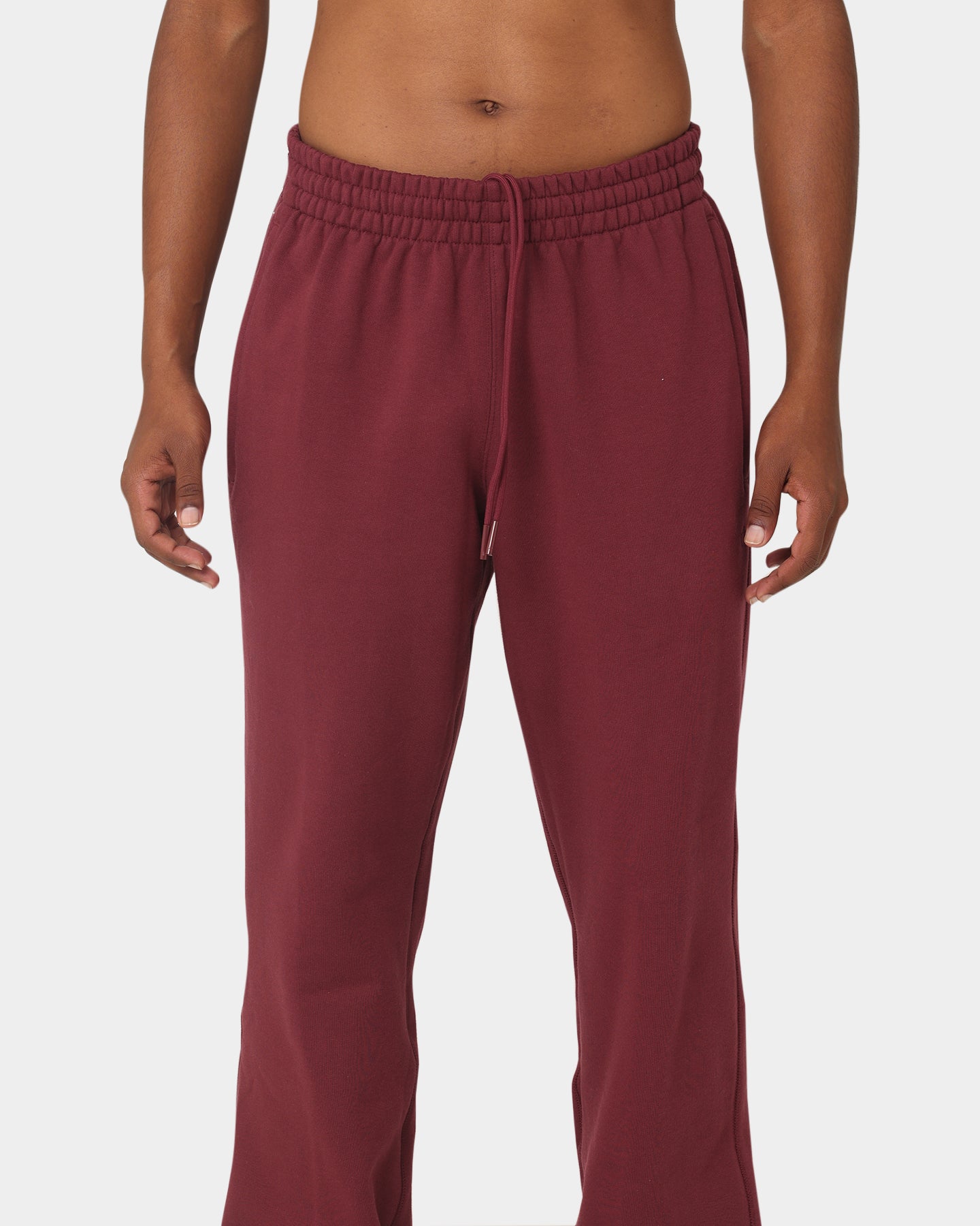 Adidas Originals French Terry Sweatpants for Men - Shadow Red | Comfortable Lounge & Workout Pants for Casual Wear & Gym