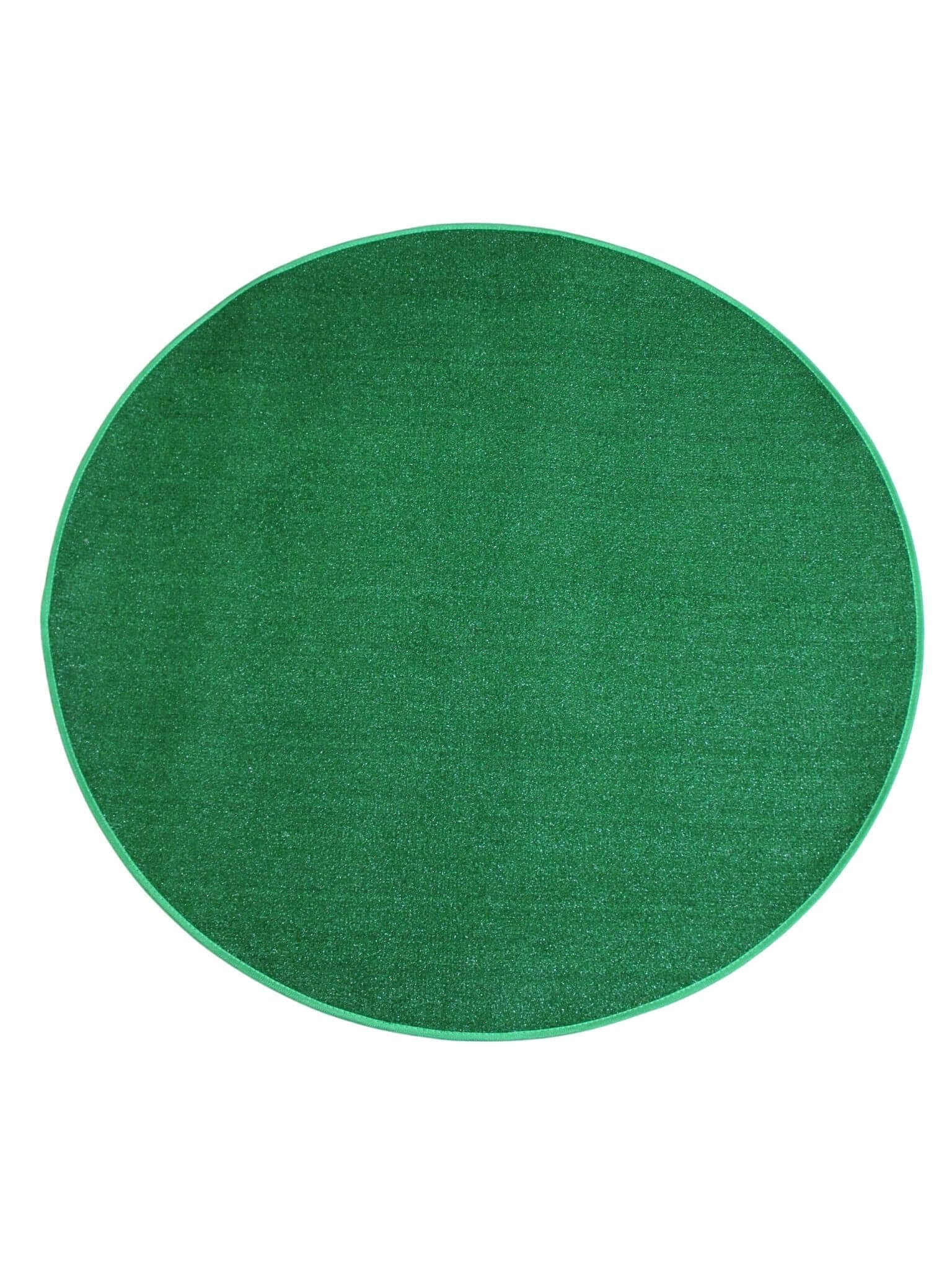 KOECKRITZ Washable Artificial Grass Turf Carpet - Custom Outdoor Area Rugs for Patio, Gazebo, Pool Mat, Golf Backdrop, Balcony & Garage Workspace - 6' Round Green Synthetic Lawn - Perfect for Outdoor Decor, Events & Workspace Flooring