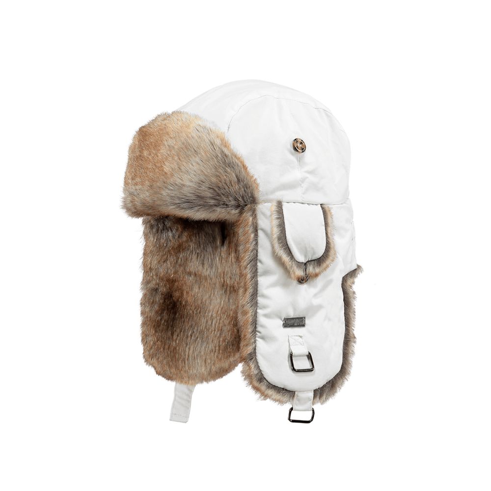 Bart's Kamikaze Hat - White Beanie for Men & Women | Winter Warm Knit Skull Cap | Perfect for Skiing, Snowboarding & Outdoor Activities