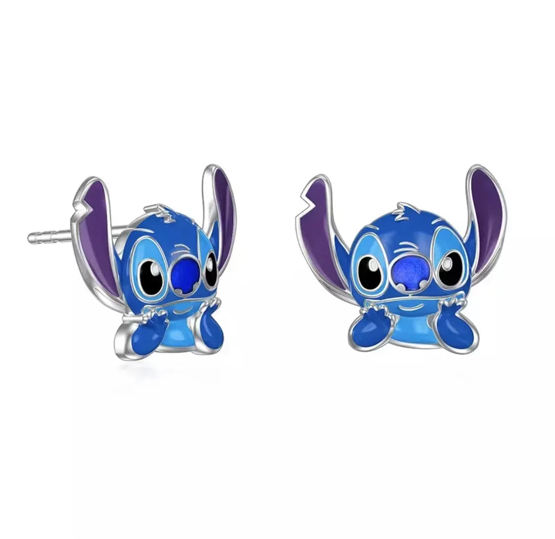 Disney Lilo & Stitch Cartoon Stud Earrings for Girls - Perfect for Cosplay, Gifts, and Everyday Fashion Accessories