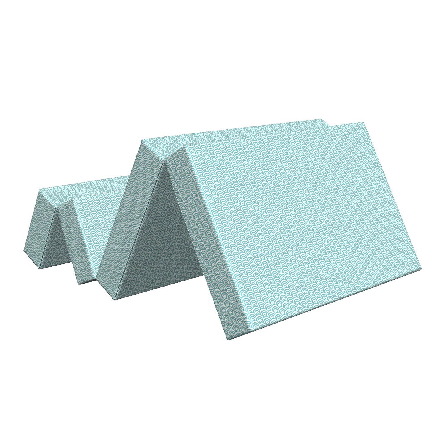 Ambesonne Aqua Foldable Mattress - Waterproof, Lightweight & Portable - 74.8