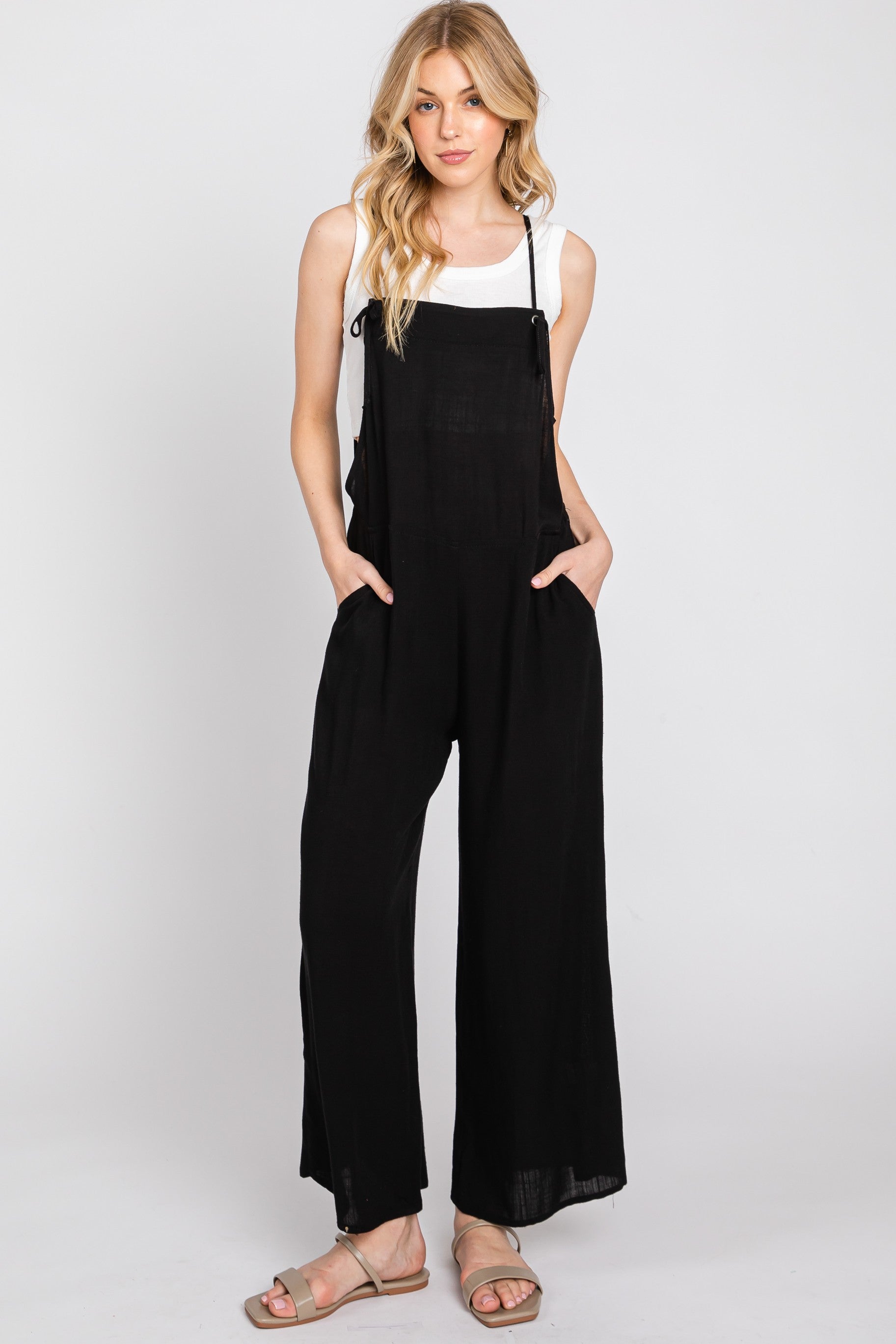 Women's Fashion Spaghetti Strap Overalls - Casual Denim Jumpsuit for Summer Outfits & Streetwear Style