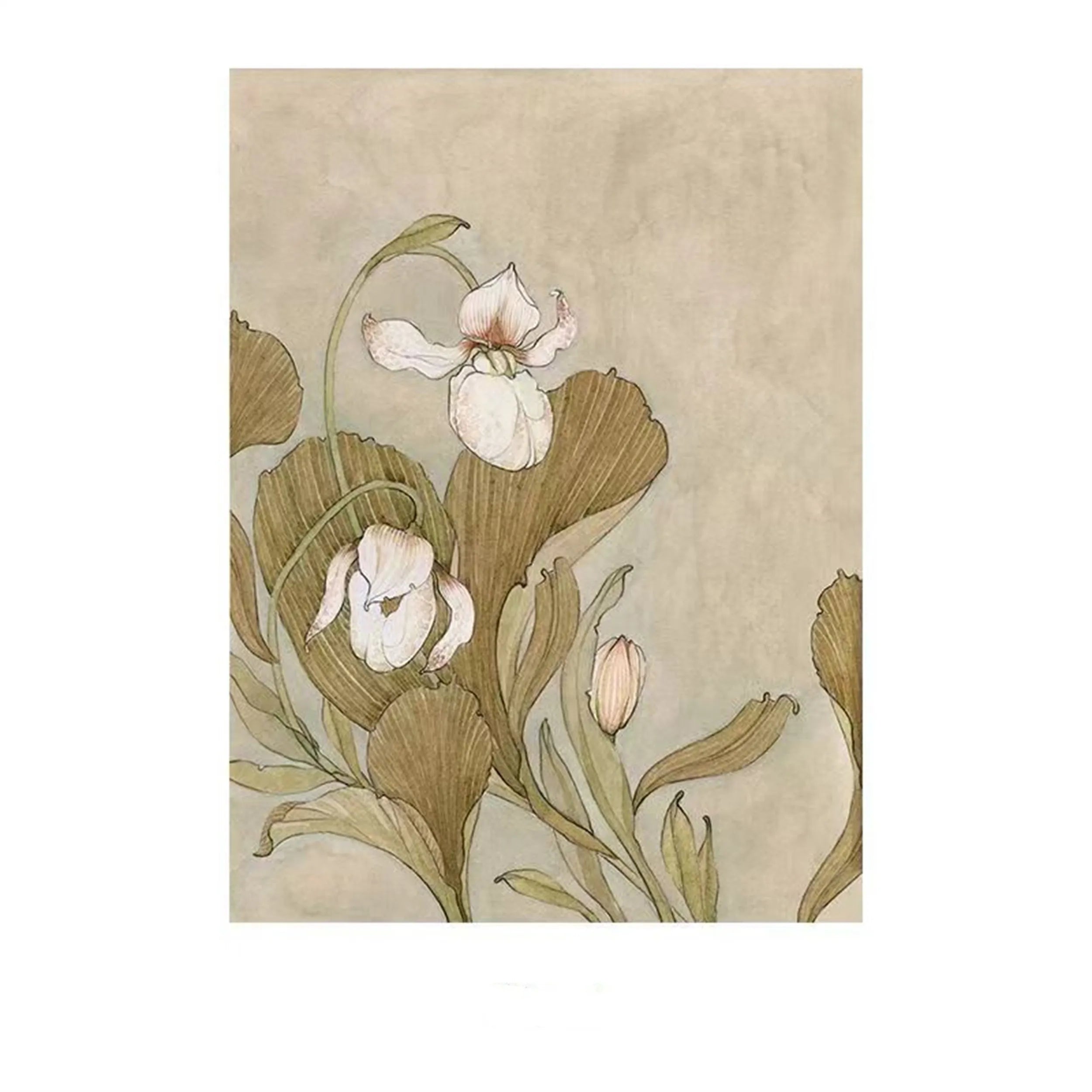 Beautiful Flower and Tree Painting #FT069 - Handmade Canvas Art for Home Decor, Living Room, Bedroom & Office Wall