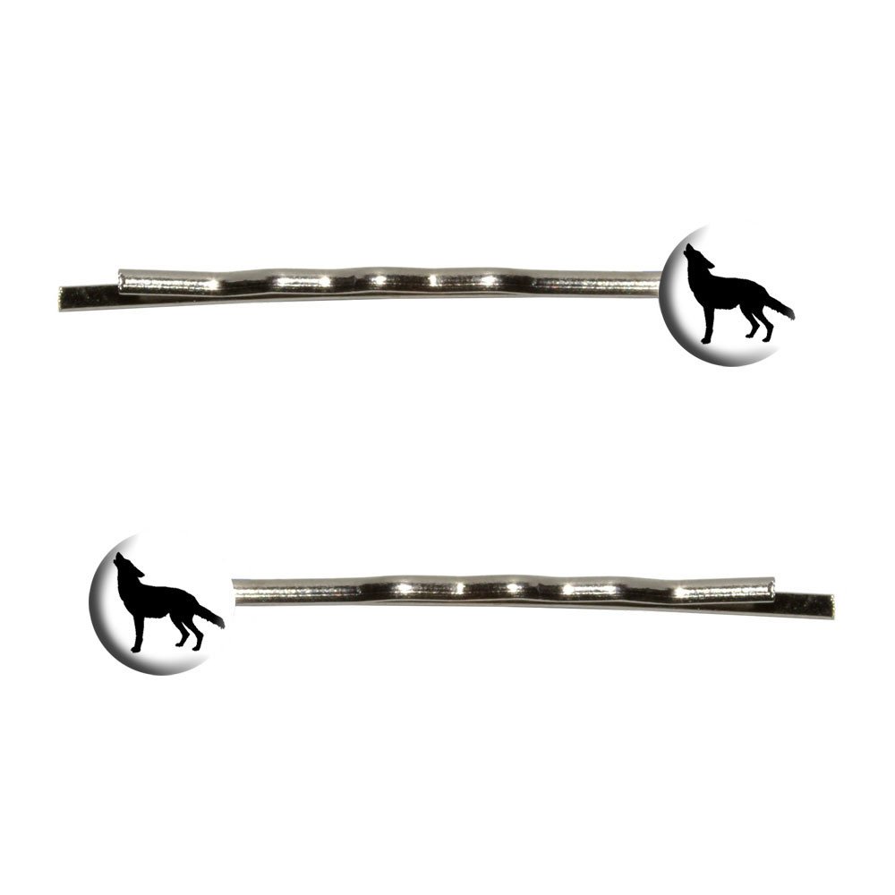 Wolf Bobby Pins - 24pcs Strong Hold Hair Clips for Women, Girls - Barrettes Hair Styling Clips for Ponytail, Bun, Updo - Perfect for Weddings, Parties & Everyday Use